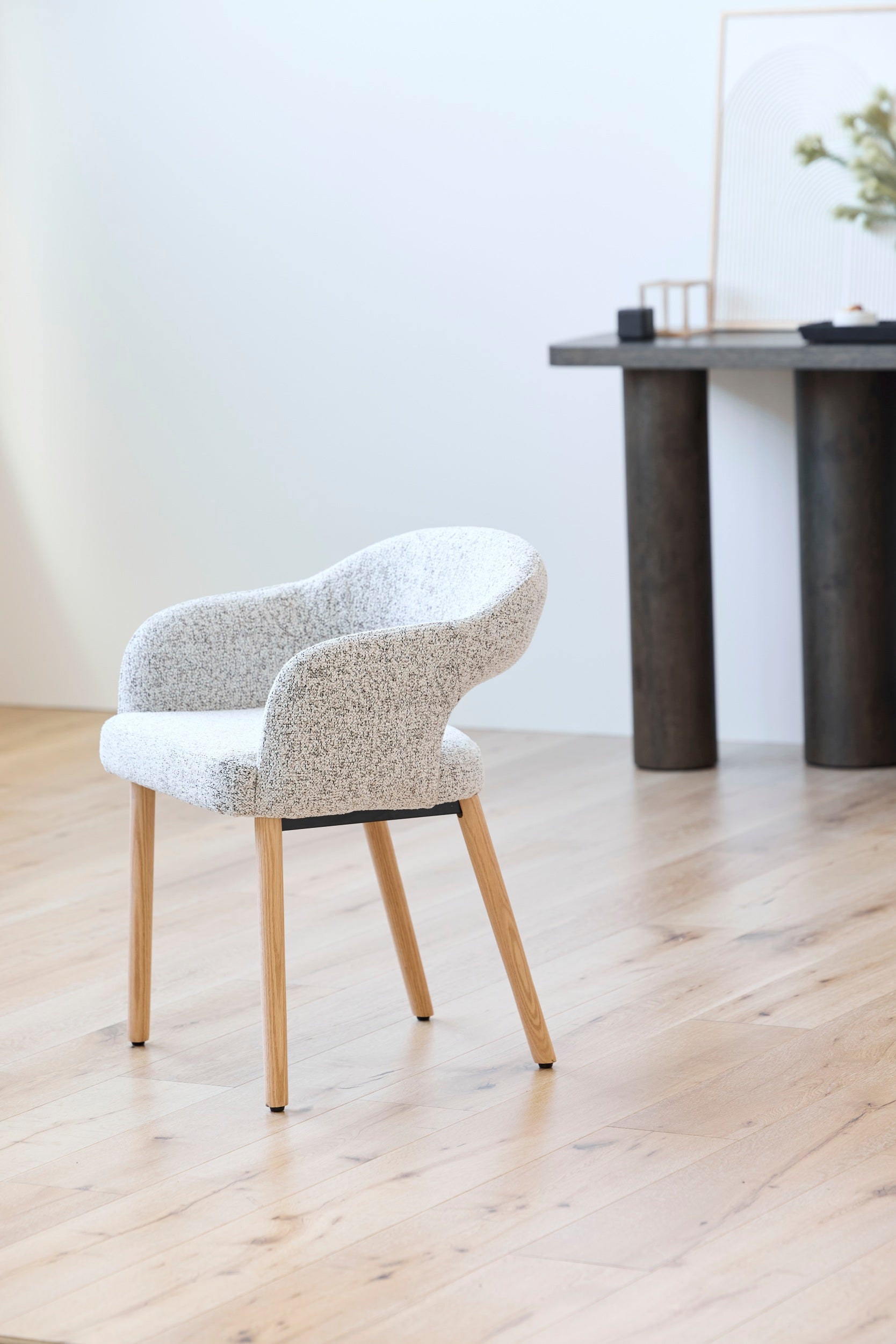 Sando Dining Chair Sand / Natural Leg (Set of 2)