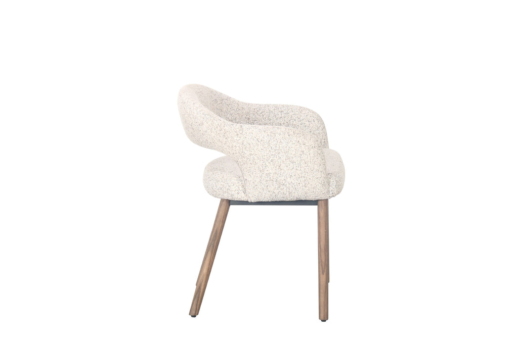 Sando Dining Chair Sand / Brown Leg (Set of 2)