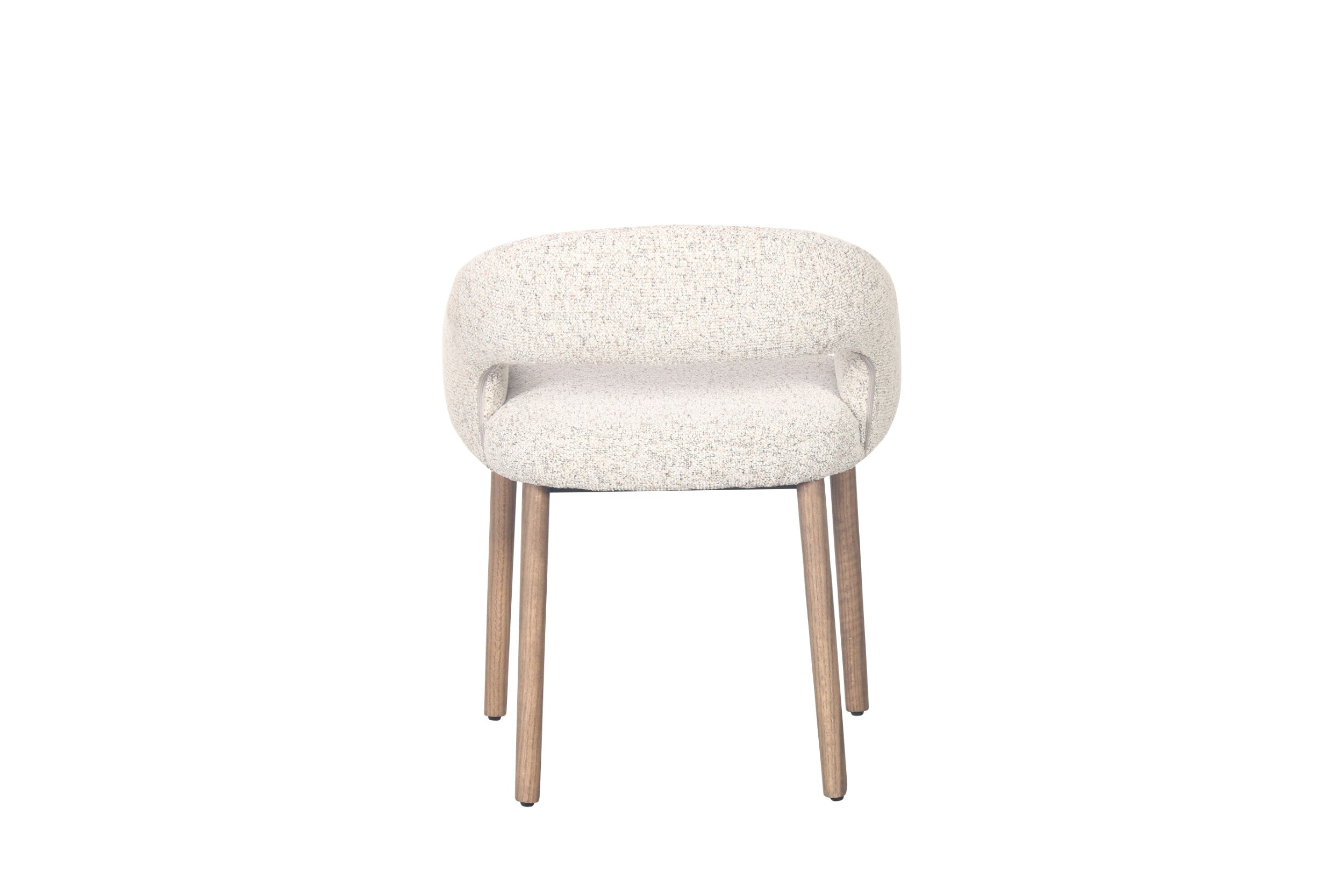 Sando Dining Chair Sand / Brown Leg (Set of 2)