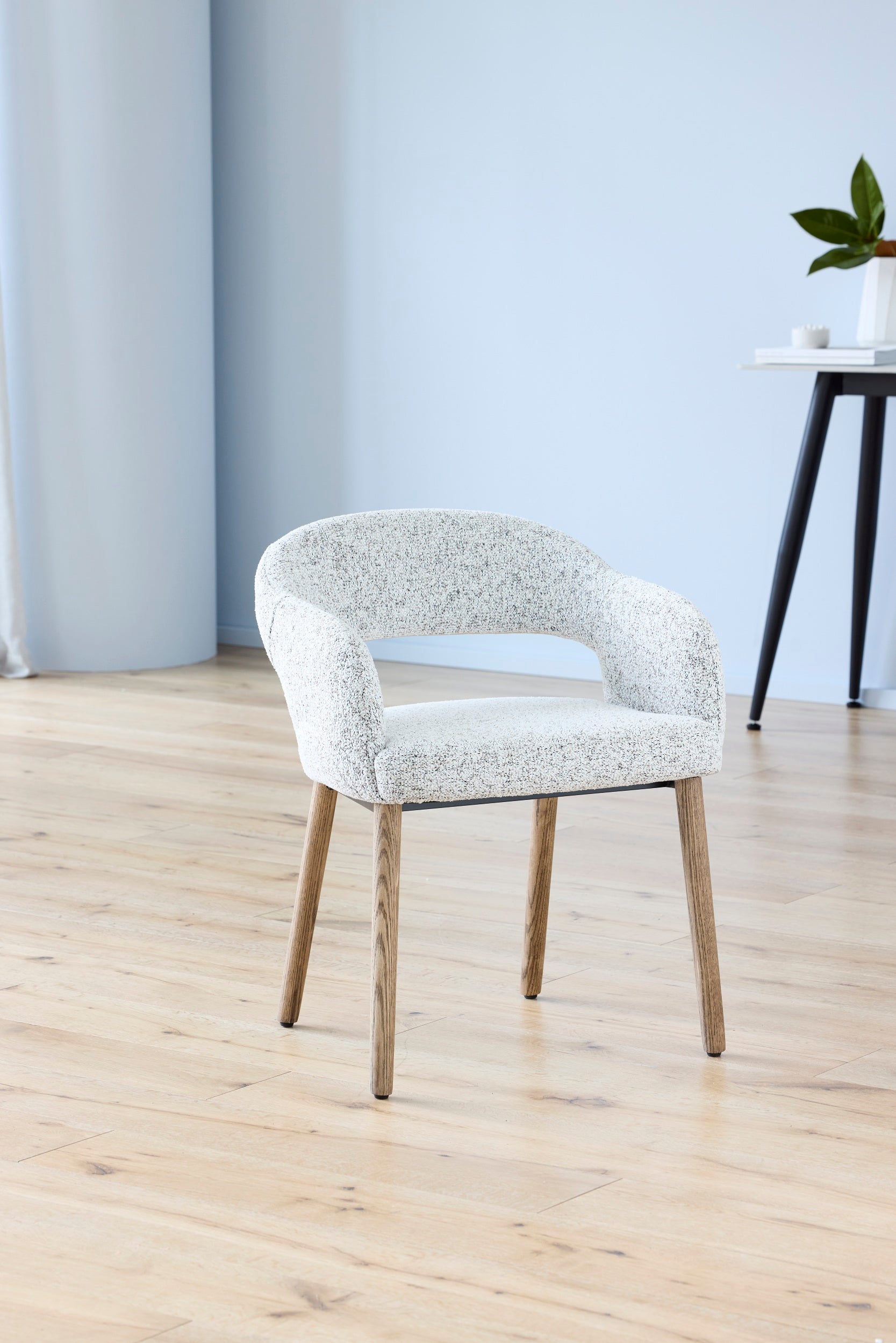 Sando Dining Chair Sand / Brown Leg (Set of 2)