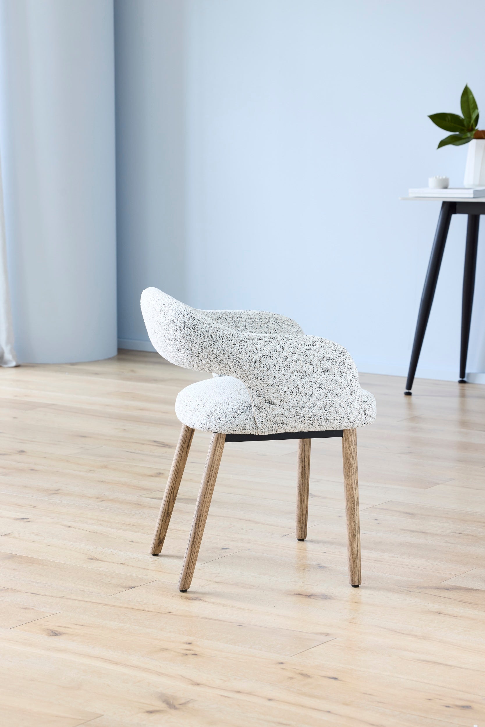 Sando Dining Chair Sand / Brown Leg (Set of 2)