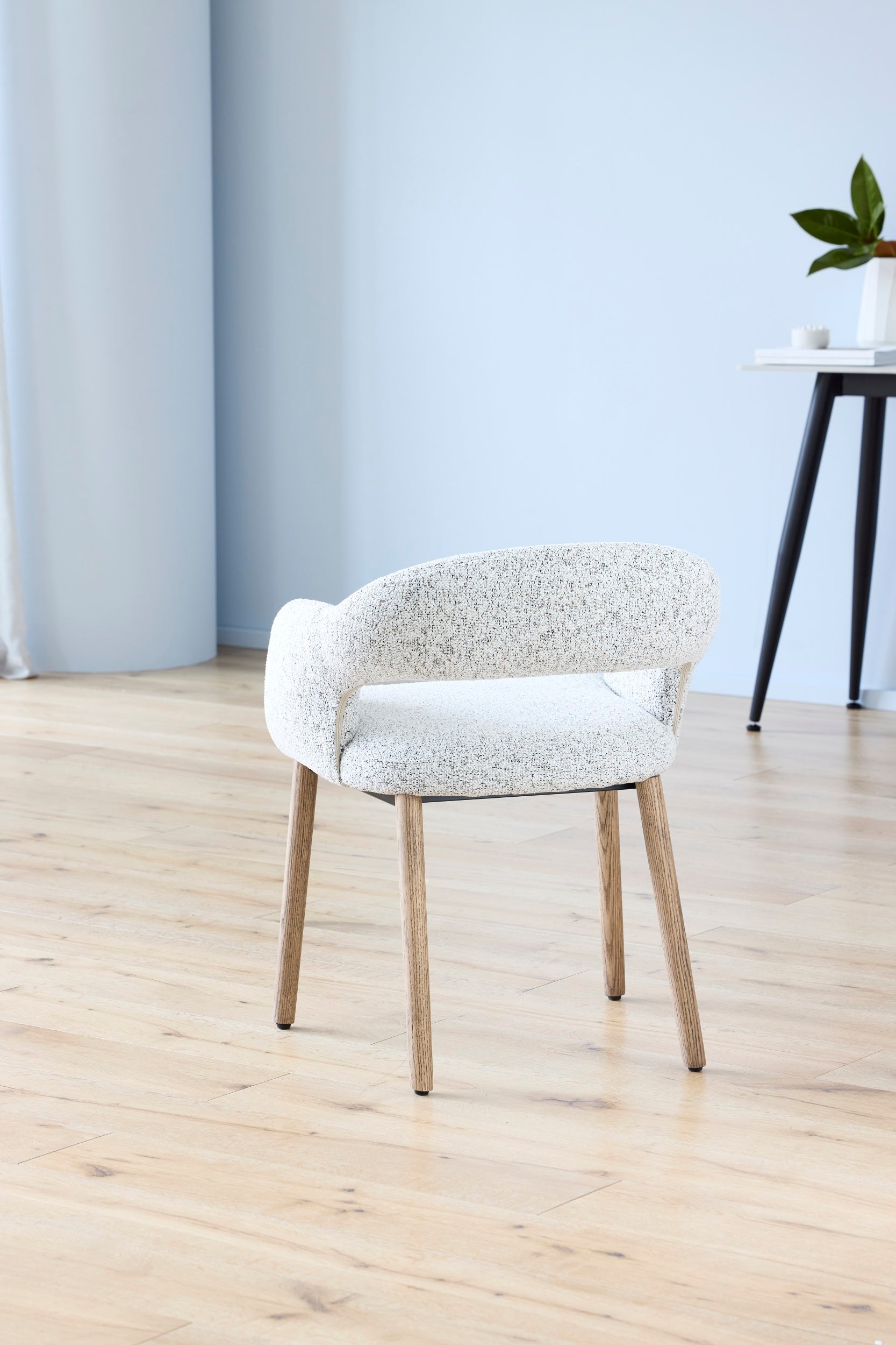 Sando Dining Chair Sand / Brown Leg (Set of 2)