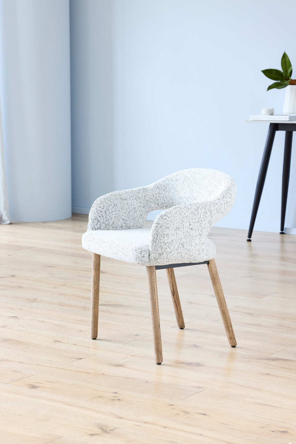 Sando Dining Chair Sand / Brown Leg (Set of 2)