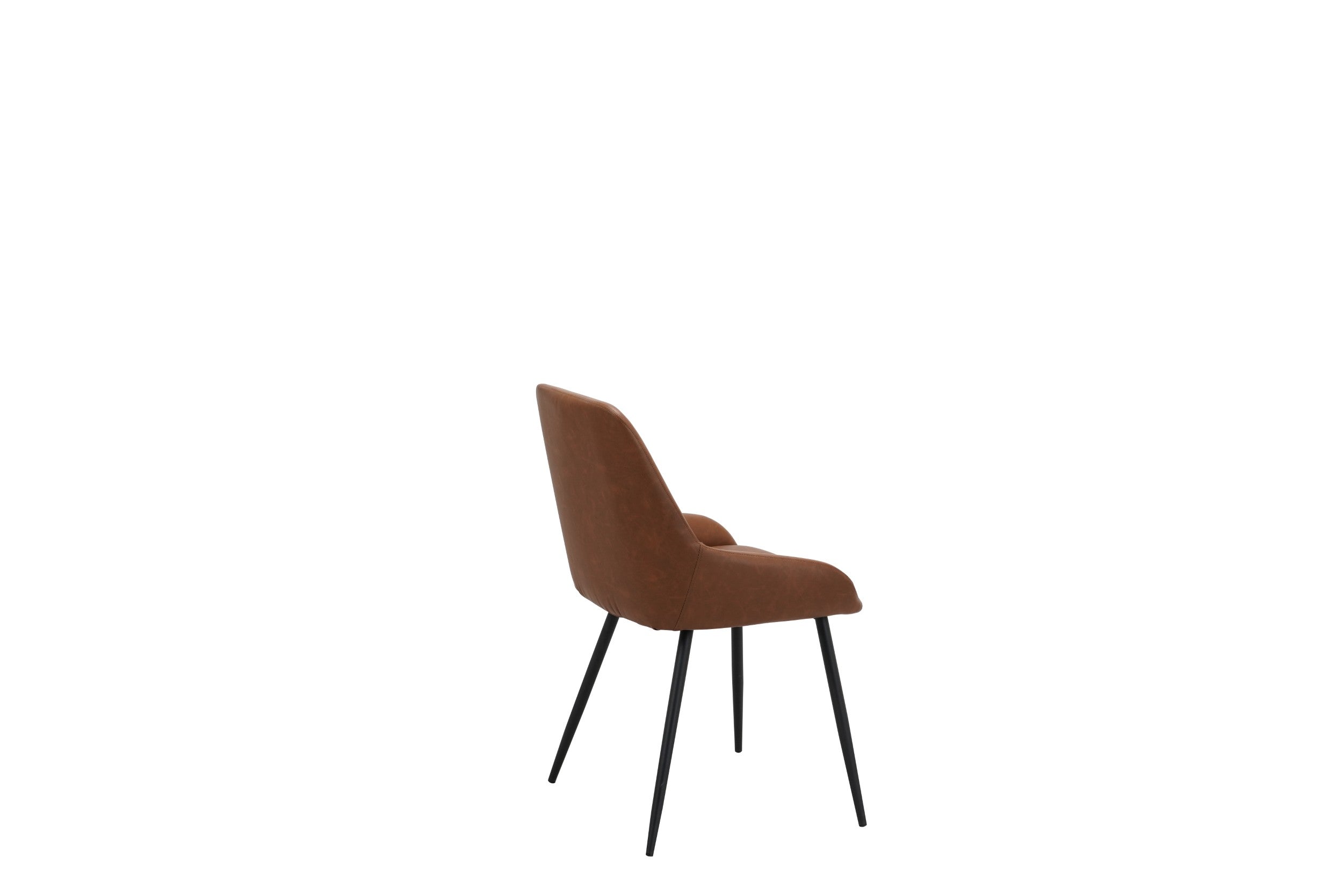 Rattan Dining Chair Cognac (Set of 2)