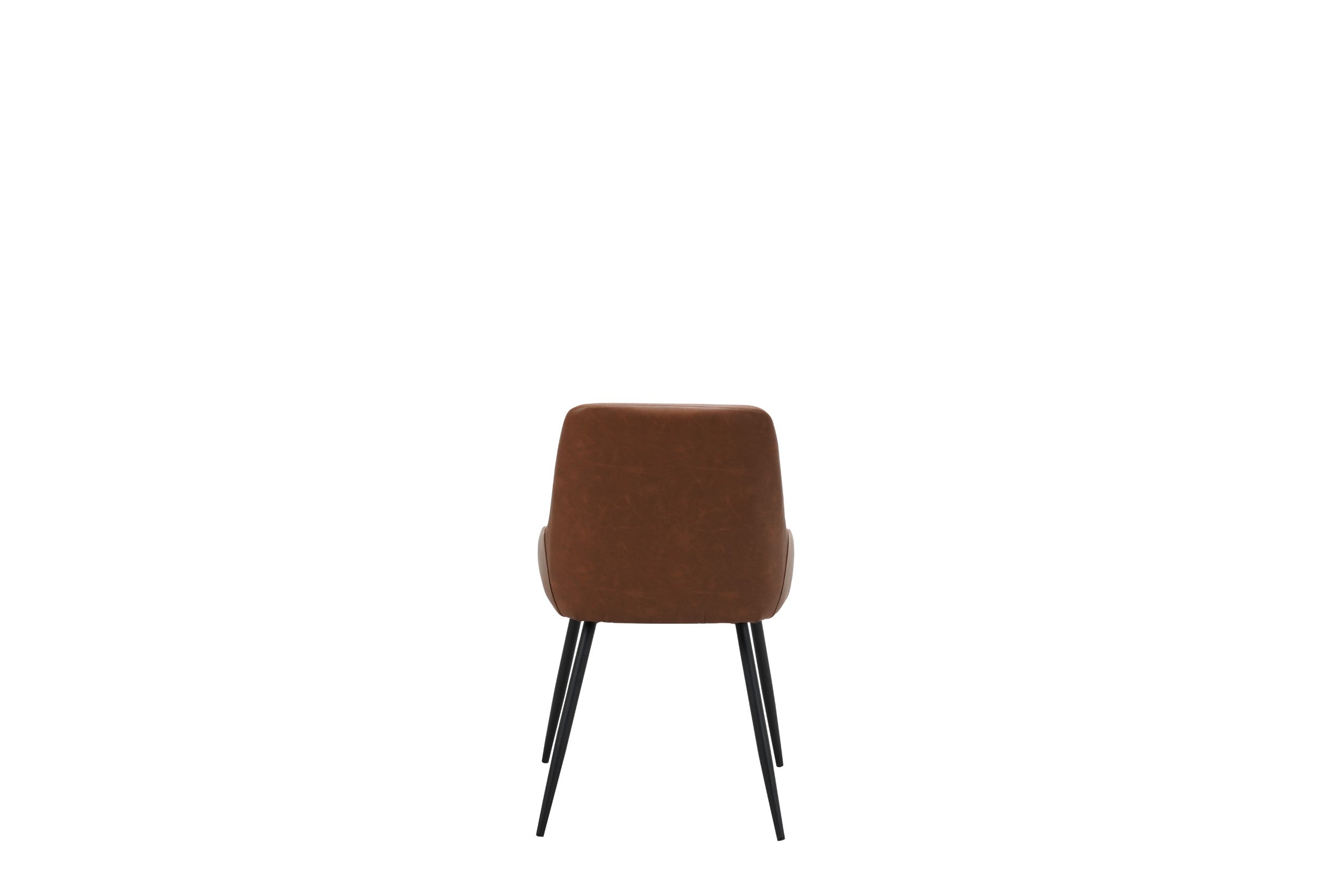 Rattan Dining Chair Cognac (Set of 2)