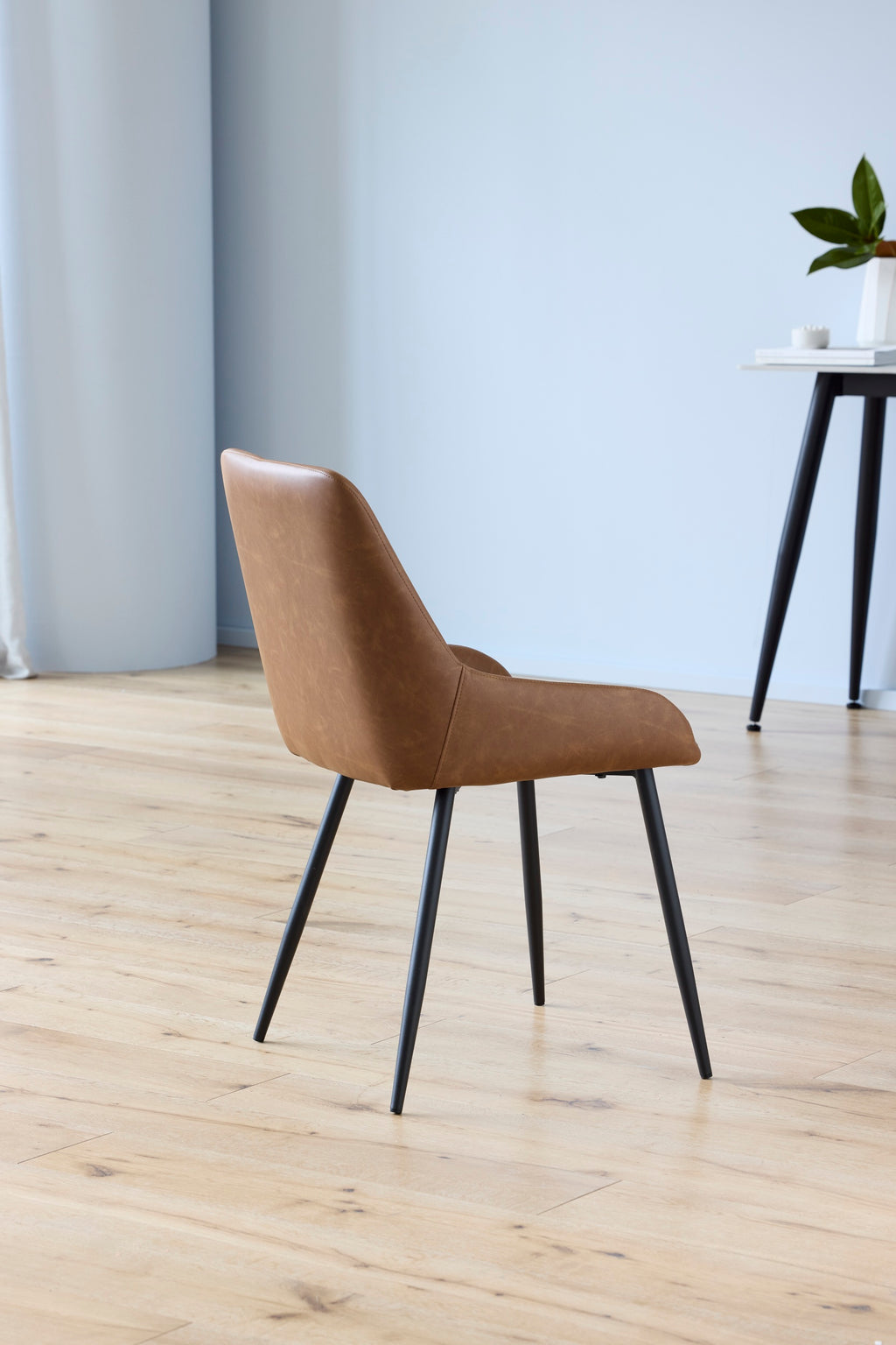 Rattan Dining Chair Cognac (Set of 2)
