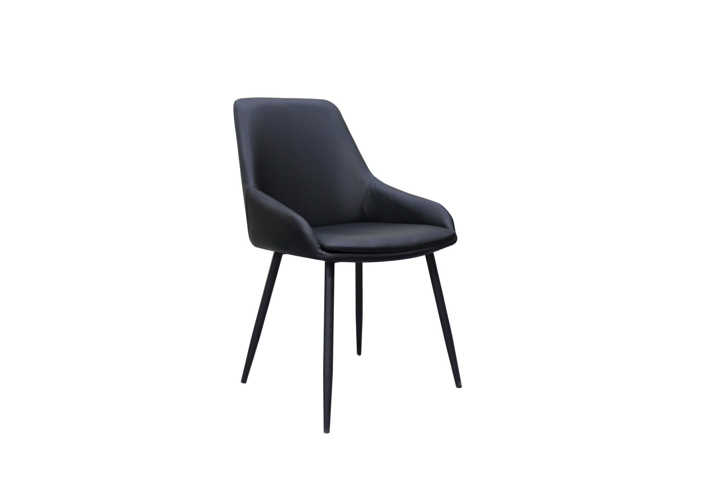 Rattan Dining Chair Black (Set of 2)