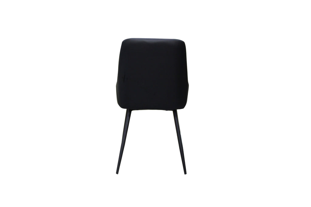 Rattan Dining Chair Black (Set of 2)