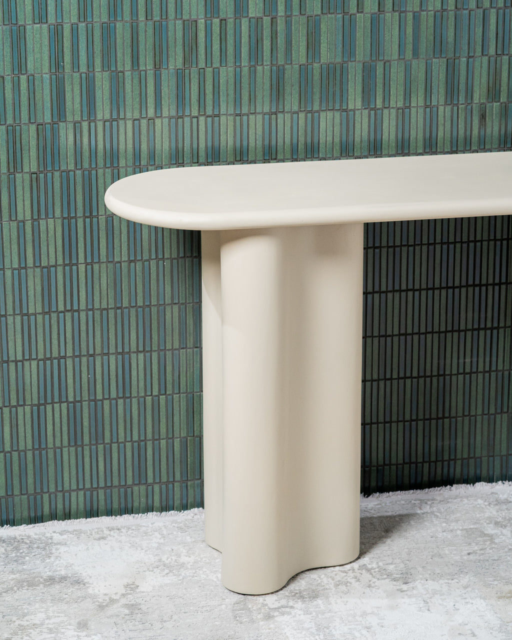 Covessa Console Table Pebble