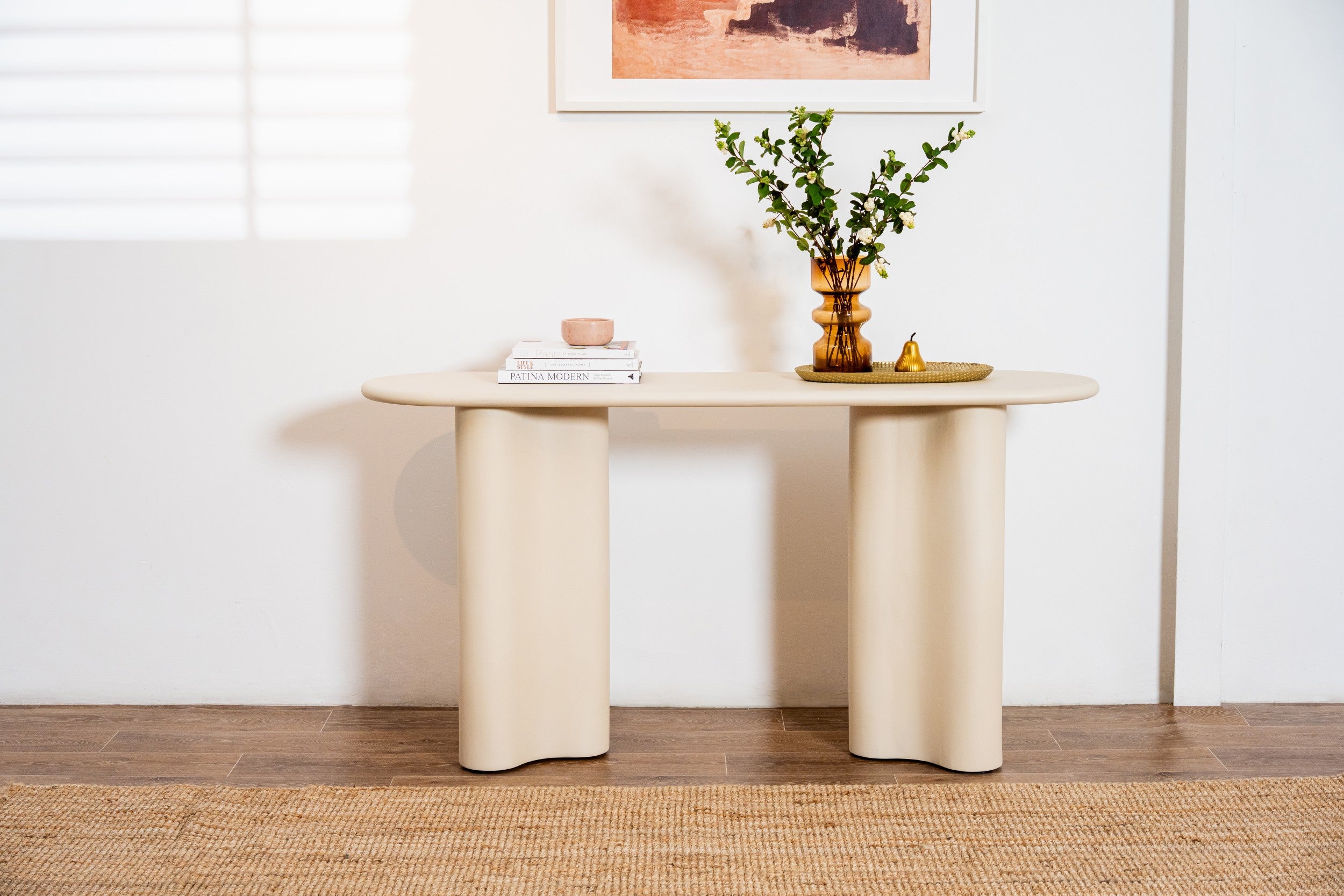 Shoreline Console Table Pebble