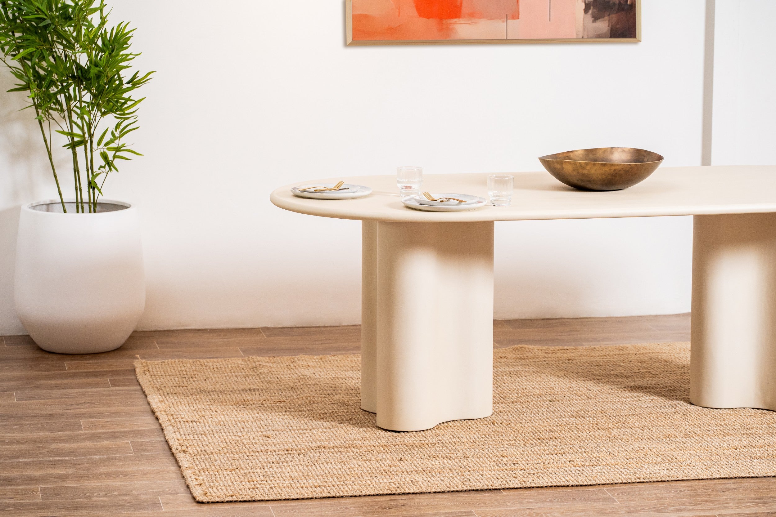 Shoreline Dining Table Pebble