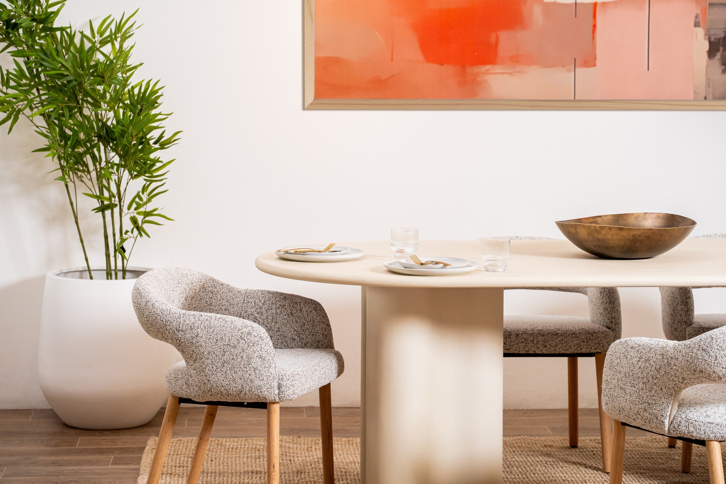 Shoreline Dining Table Pebble