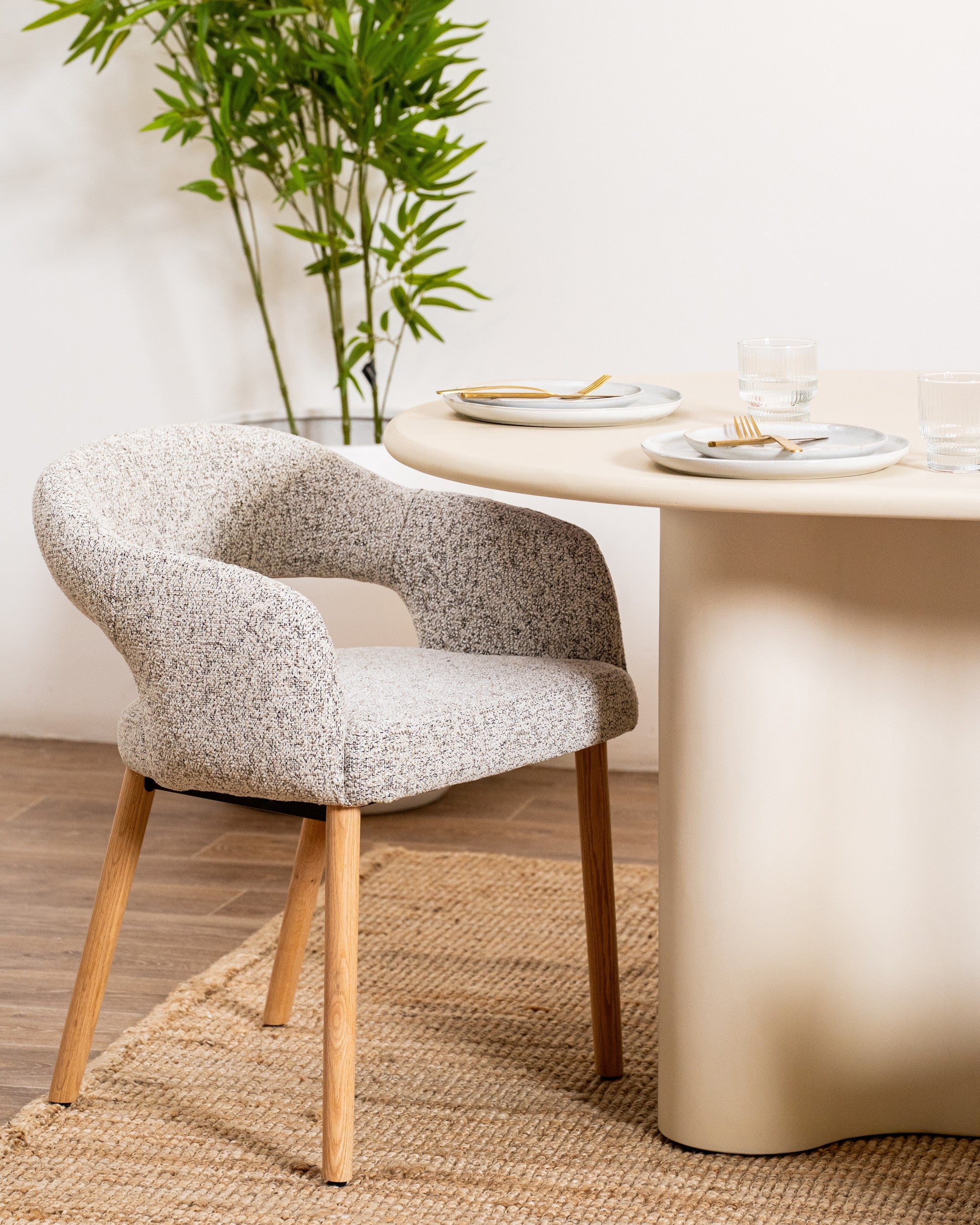 Shoreline Dining Table Pebble