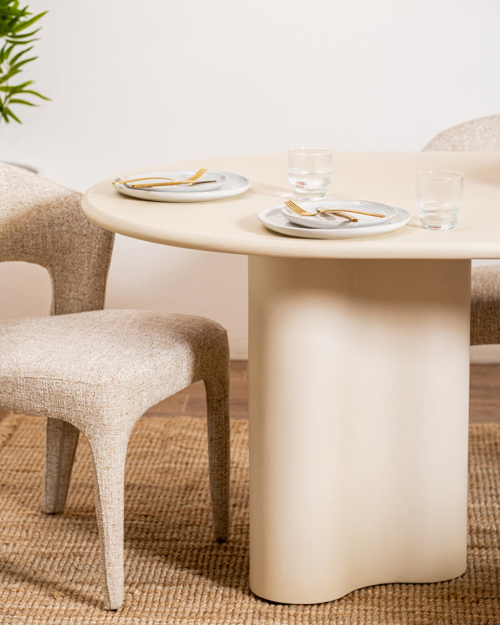 Shoreline Dining Table Pebble