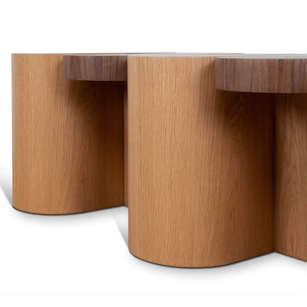 1.68m Bergamo Dining Bergamo Bench- Two Tone Natural