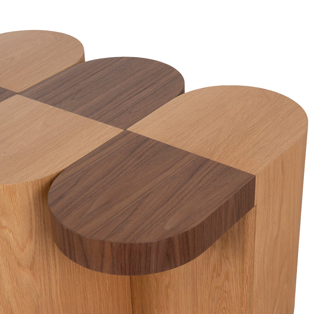 1.68m Bergamo Dining Bergamo Bench- Two Tone Natural