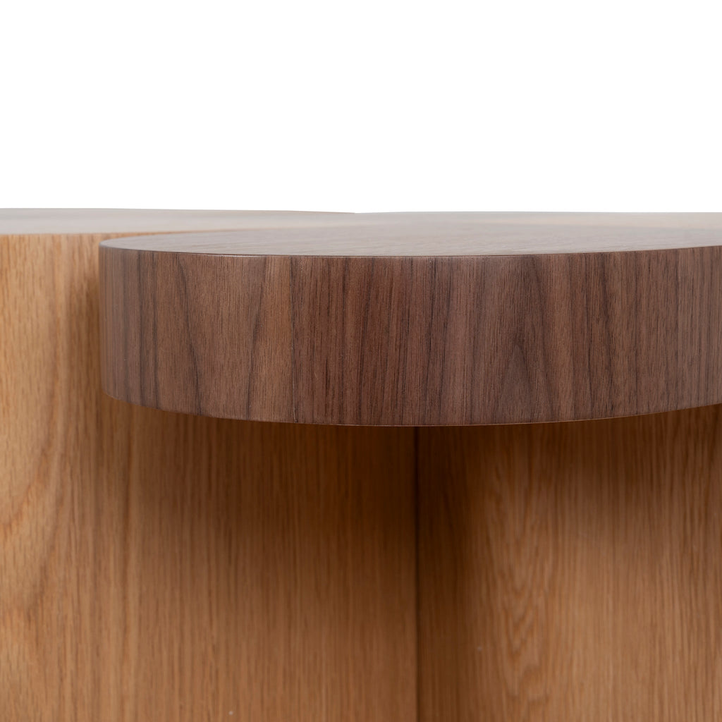 1.68m Bergamo Dining Bergamo Bench- Two Tone Natural