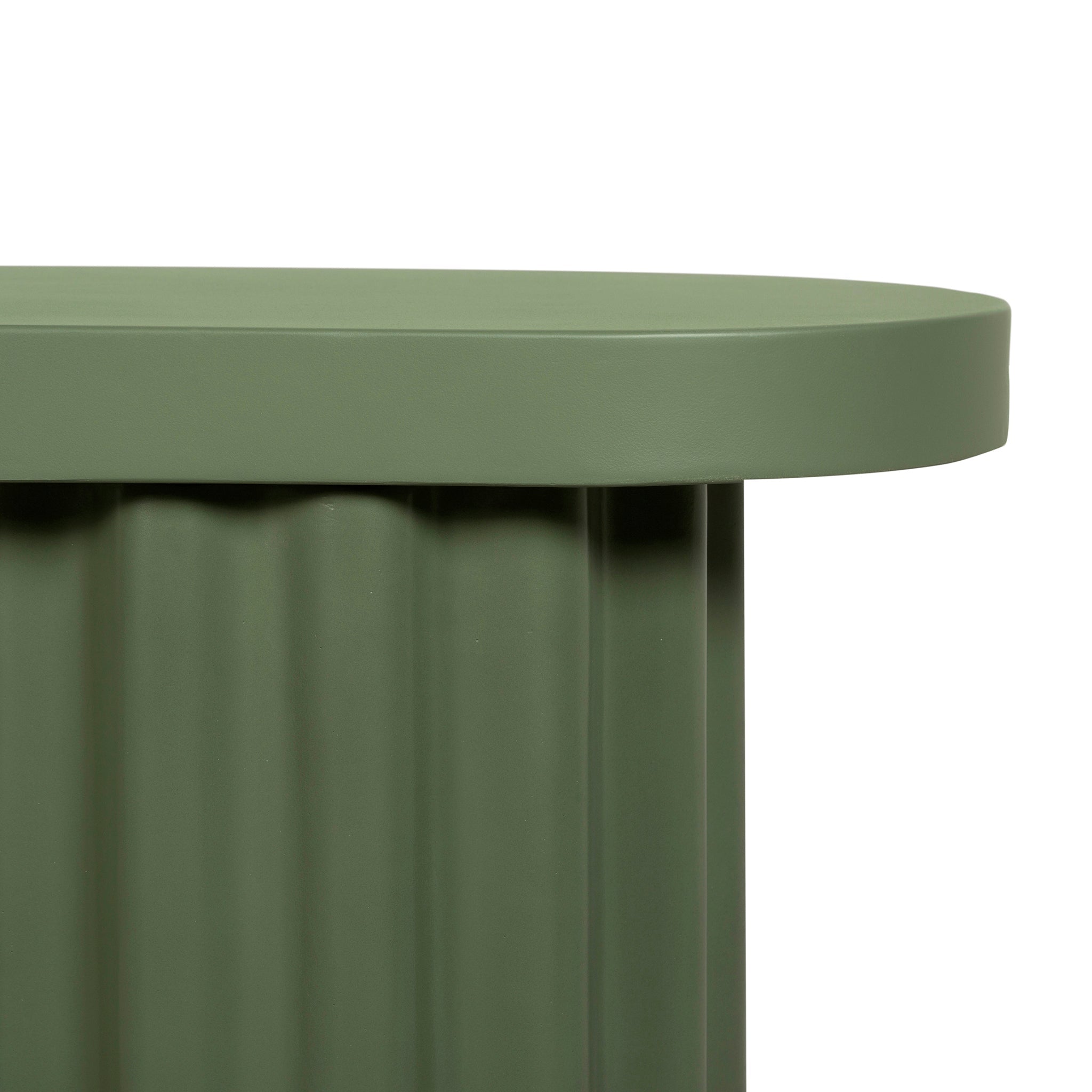 2.1m Concrete Bergamo Bench- Green