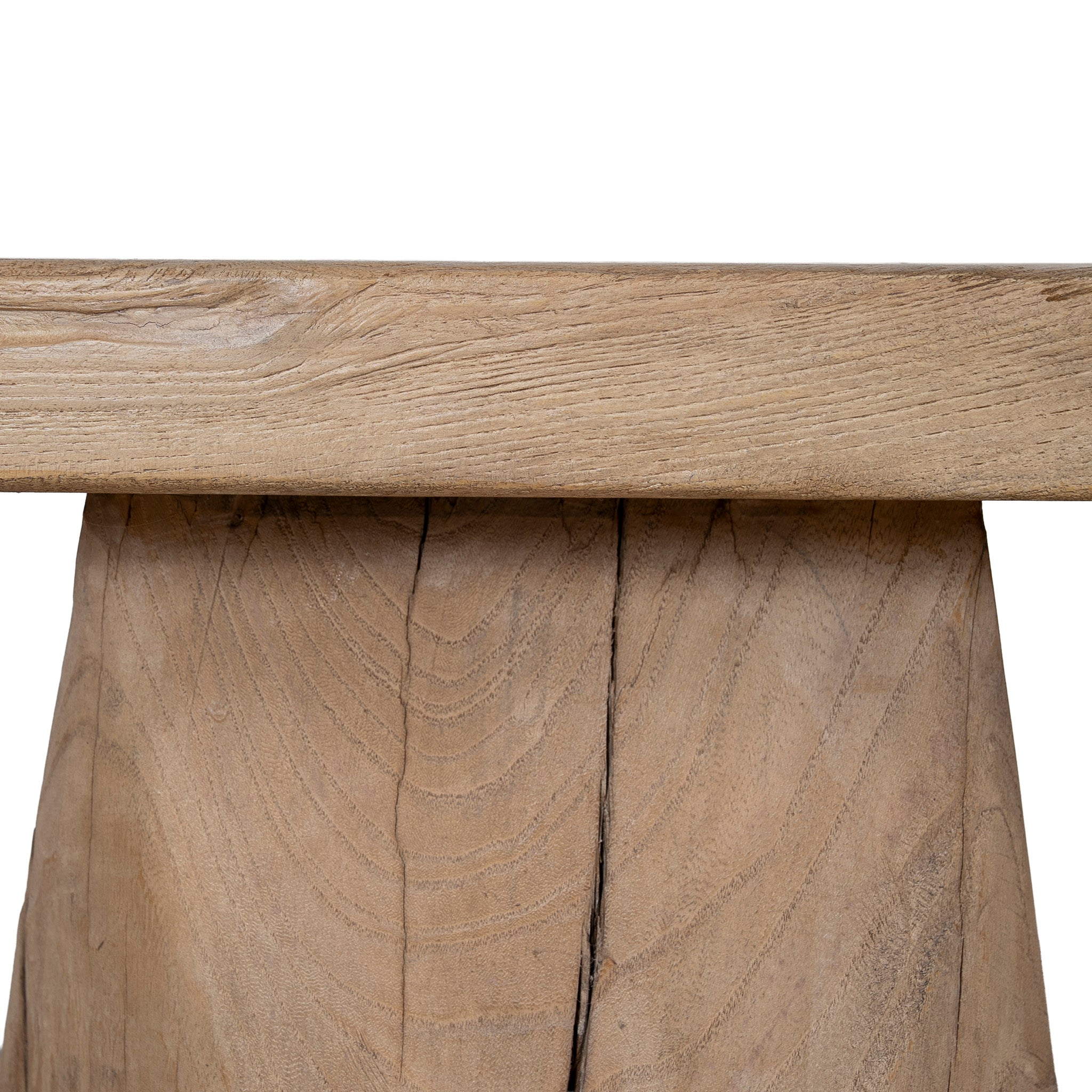 2.5m Elm Bergamo Bench- Natural