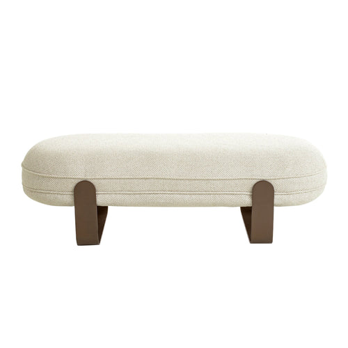 1.5m Long Bergamo Bench- Soft Ivory