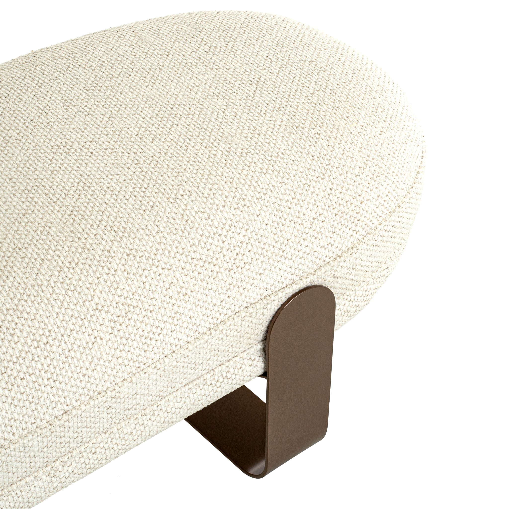 1.5m Long Bergamo Bench- Soft Ivory