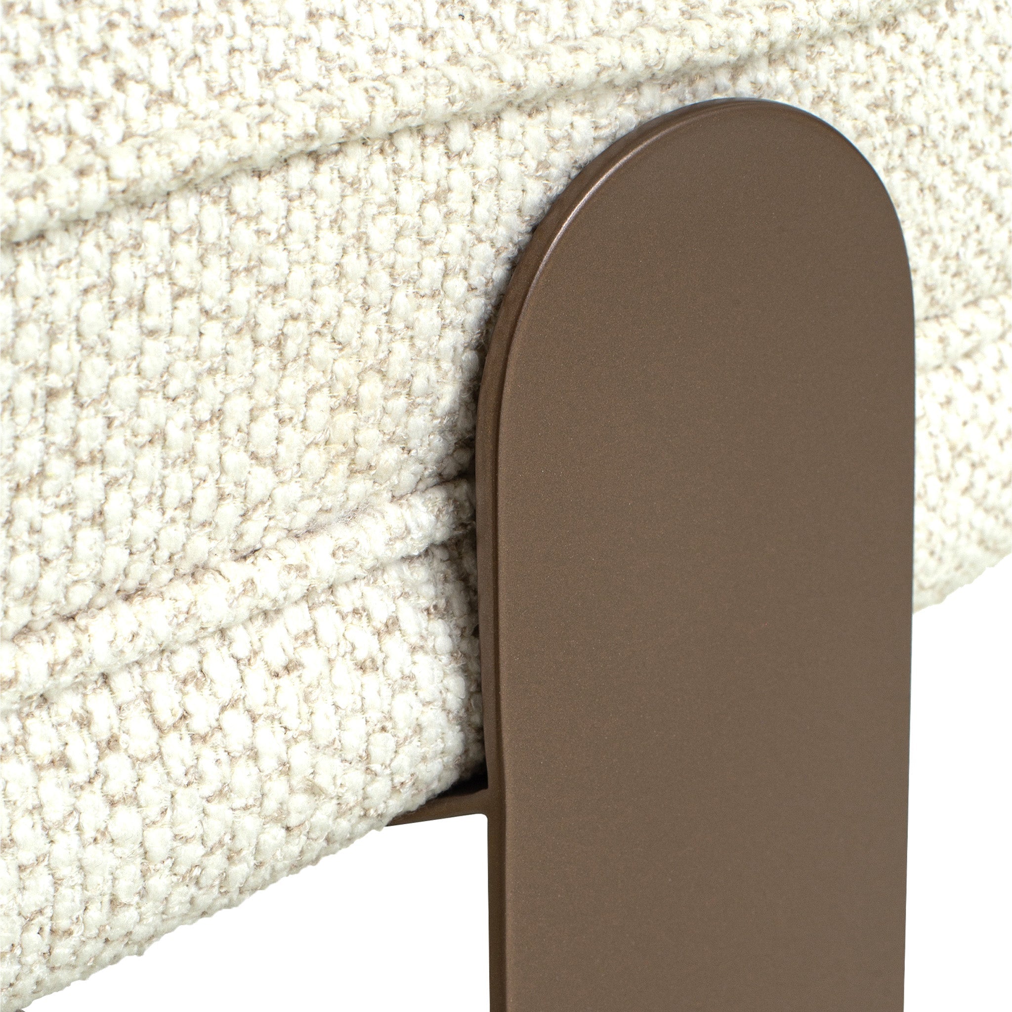 1.5m Long Bergamo Bench- Soft Ivory