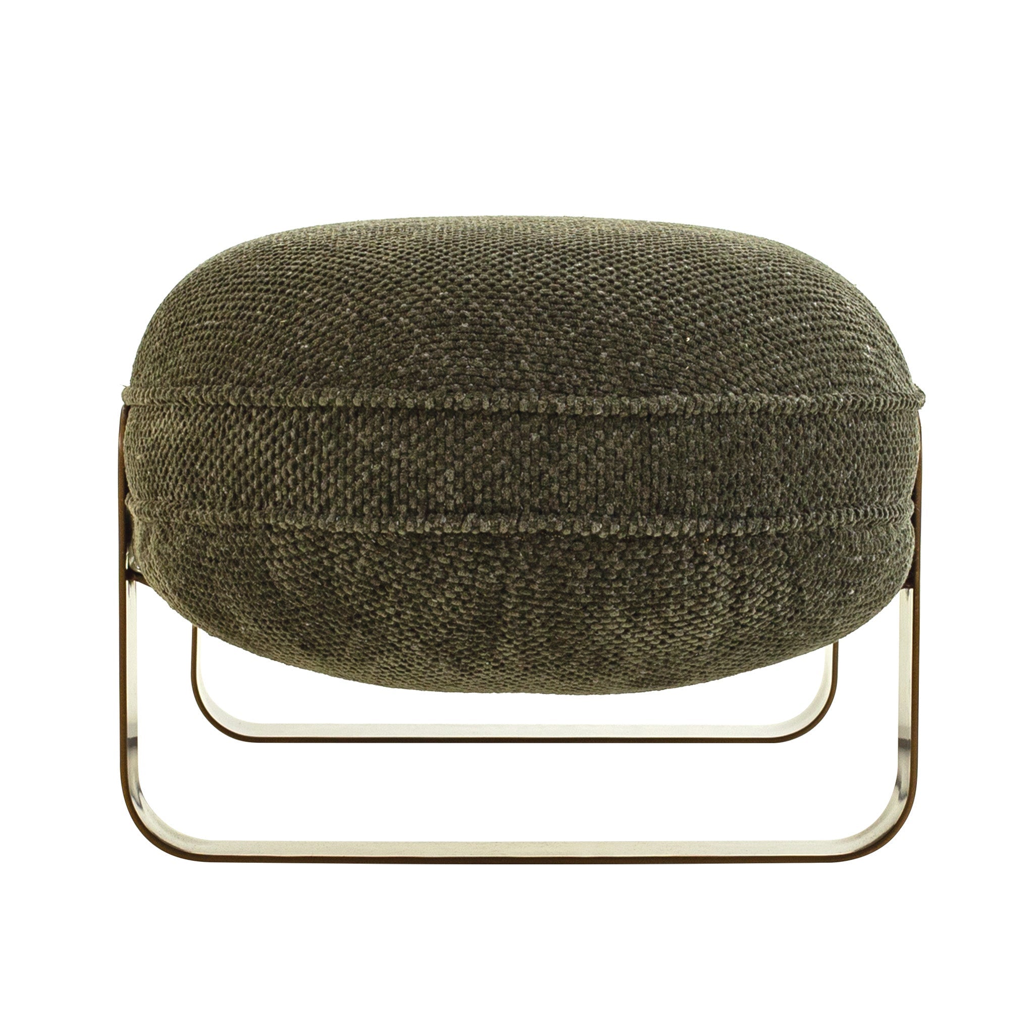 1.5m Long Bergamo Bench- Woven Green