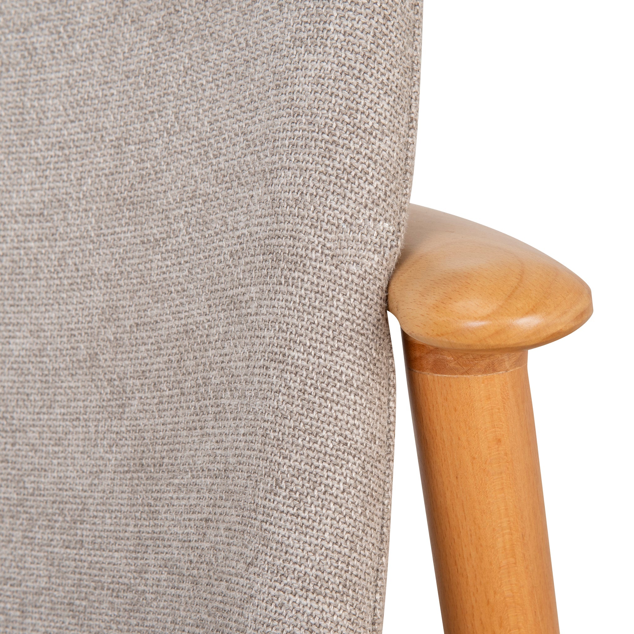 Natural Verona Dining Chair - Grey Seat (Set of 2)