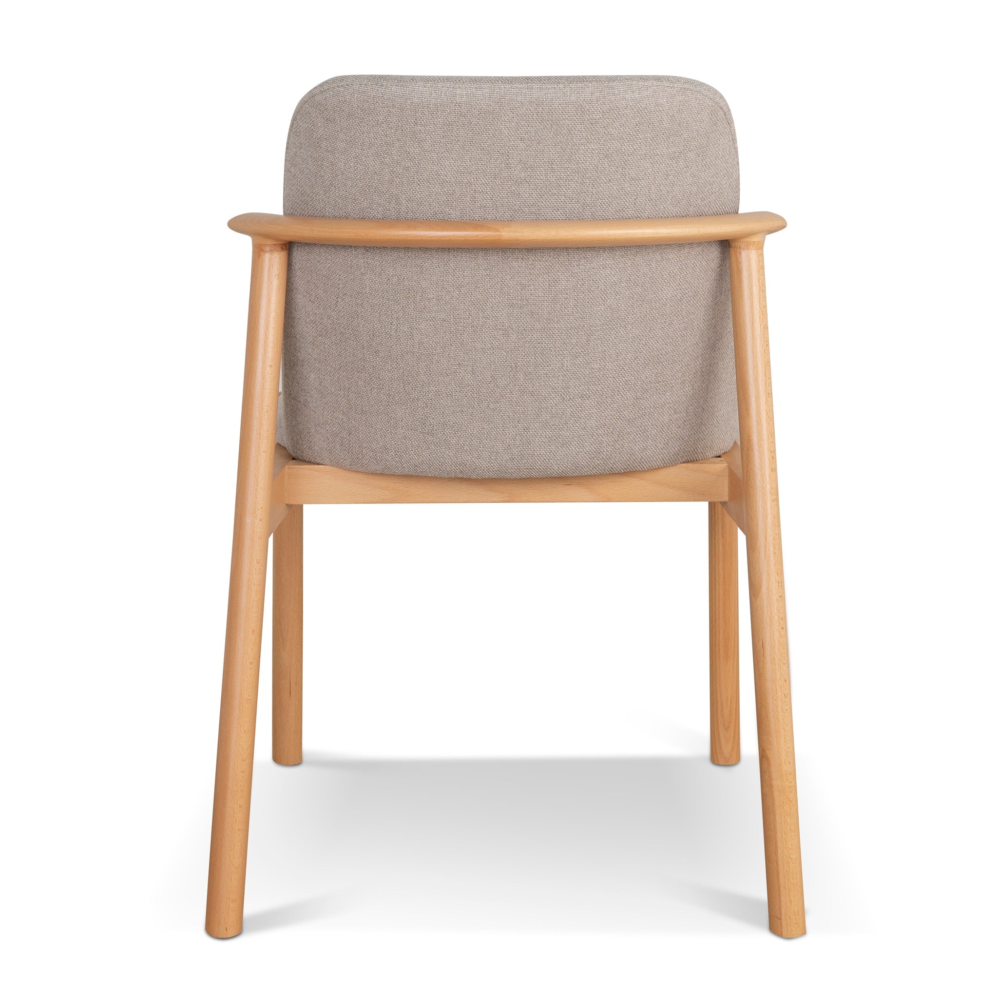 Natural Verona Dining Chair - Grey Seat (Set of 2)