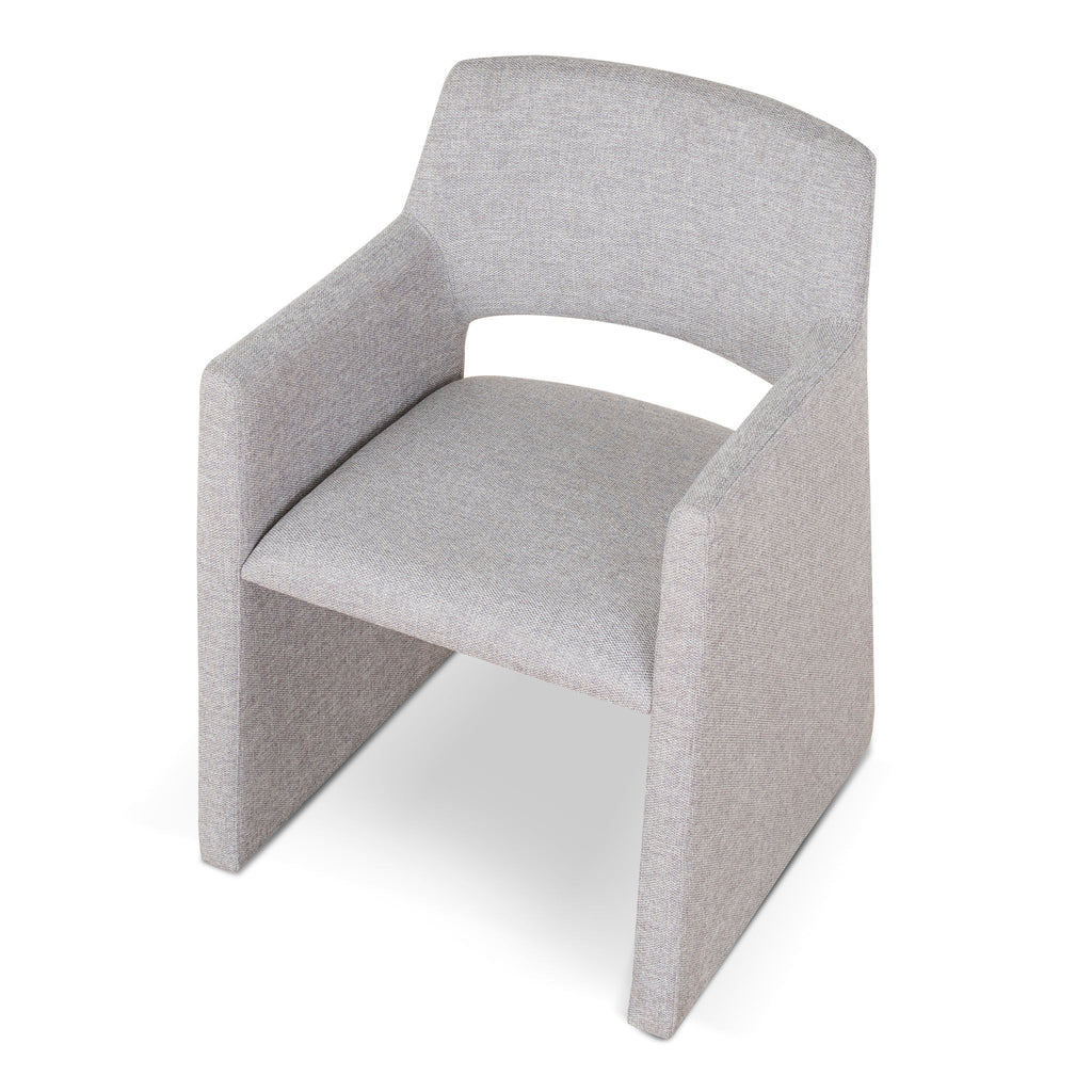 Fabric Verona Dining Chair - Spec Cloud Grey (Set of 2)