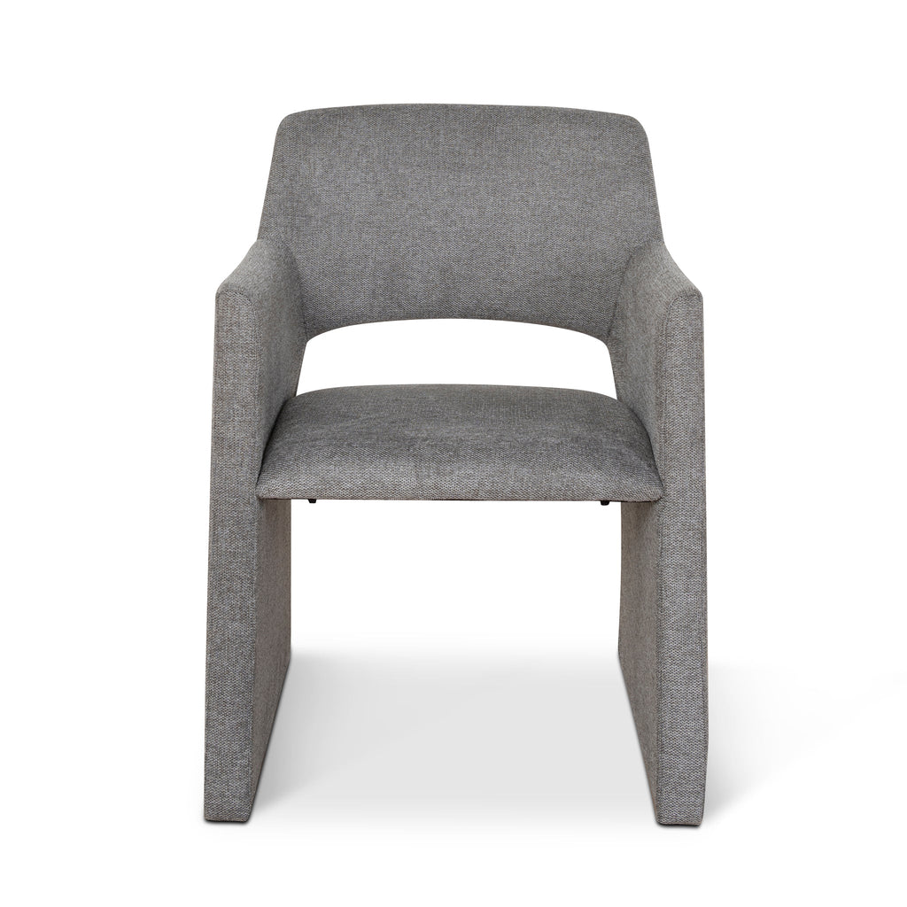 Fabric Verona Dining Chair - Spec Smoke Grey (Set of 2)