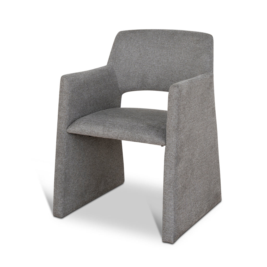 Fabric Verona Dining Chair - Spec Smoke Grey (Set of 2)