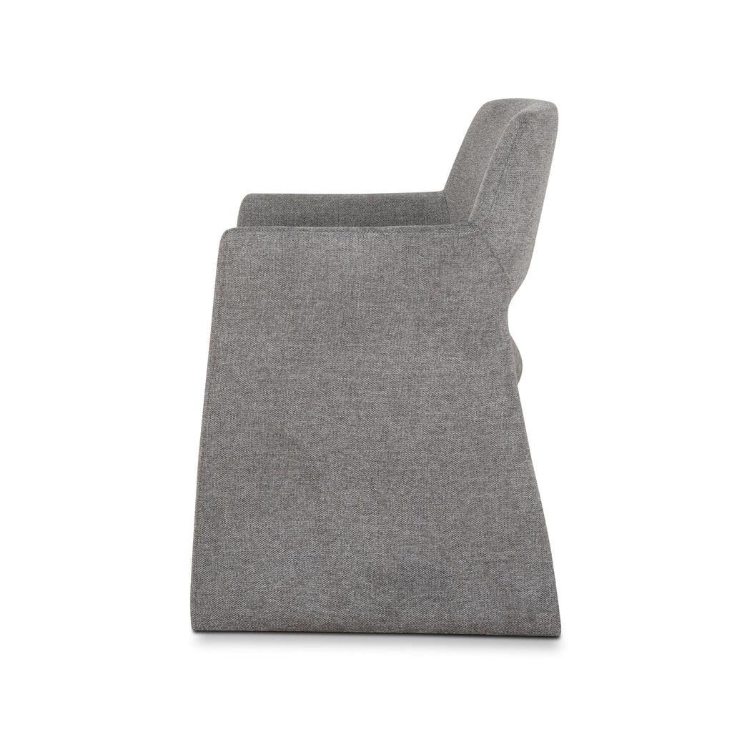 Fabric Verona Dining Chair - Spec Smoke Grey (Set of 2)