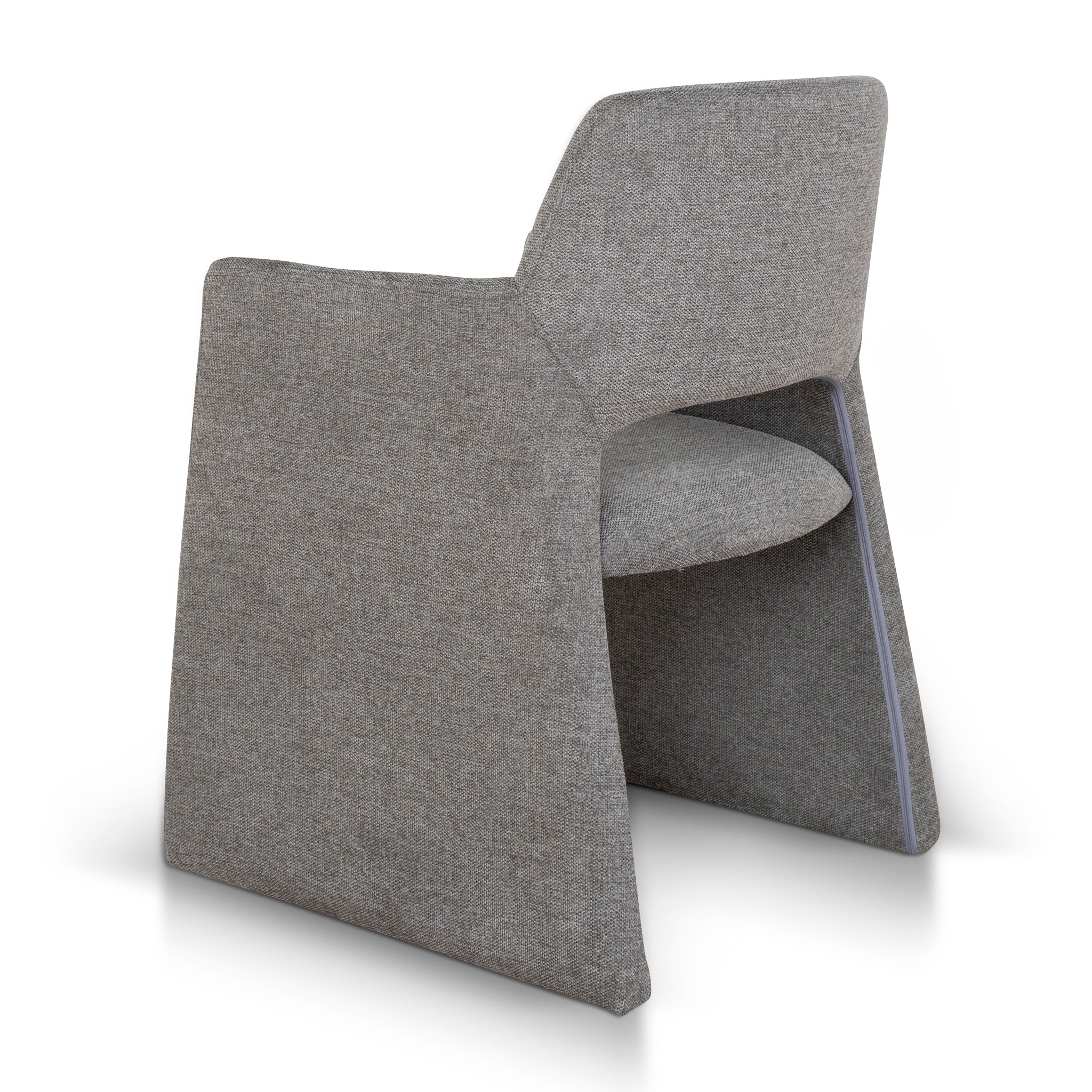Fabric Verona Dining Chair - Spec Smoke Grey (Set of 2)