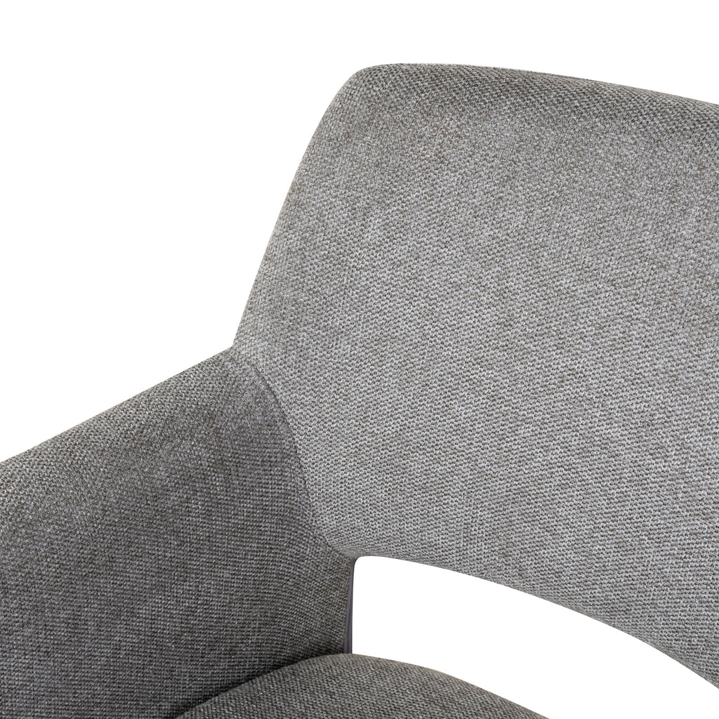 Fabric Verona Dining Chair - Spec Smoke Grey (Set of 2)