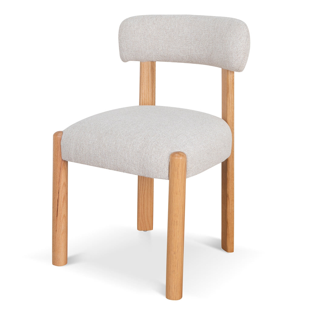 Fabric Verona Dining Chair - Coastal Beige (Set of 2)