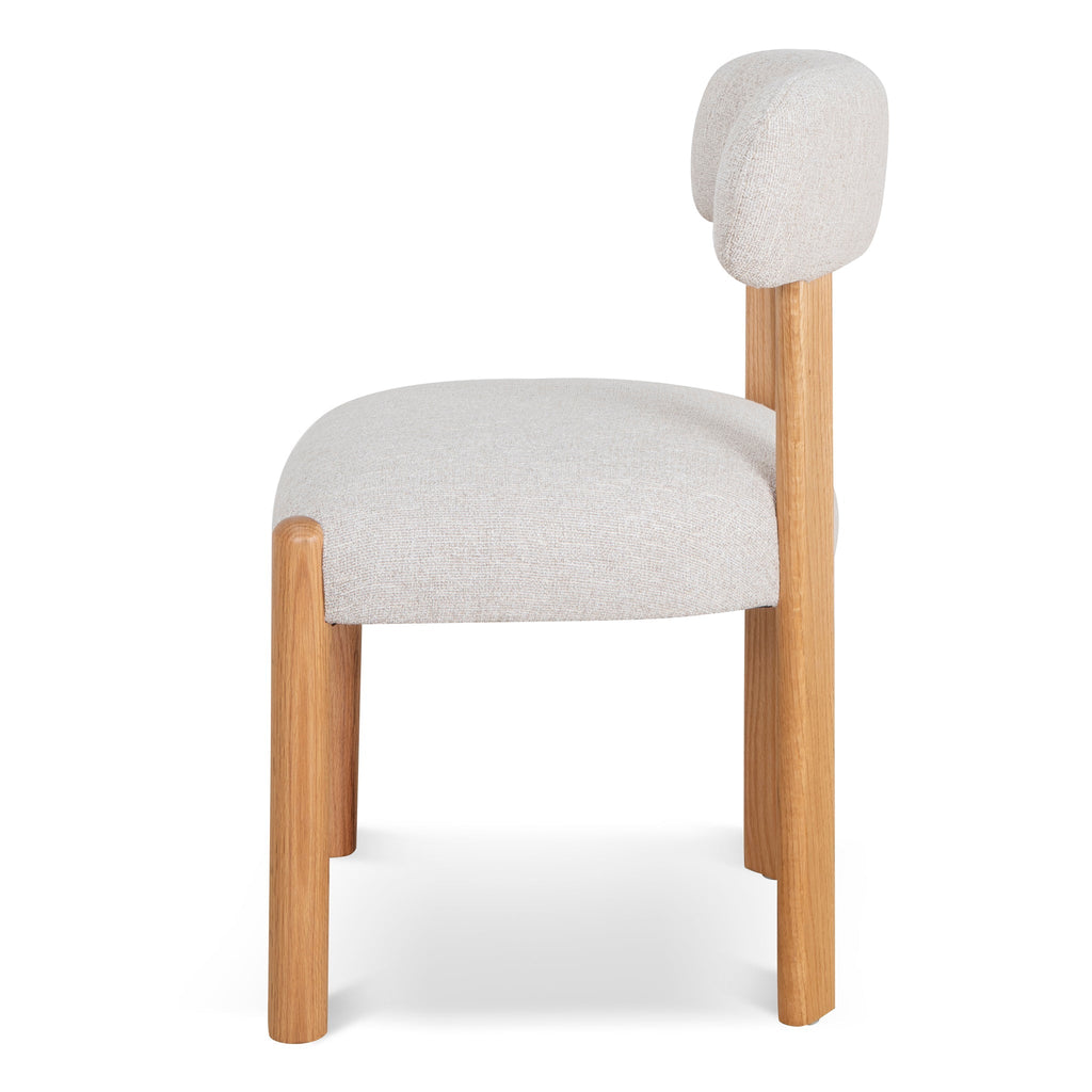 Fabric Verona Dining Chair - Coastal Beige (Set of 2)
