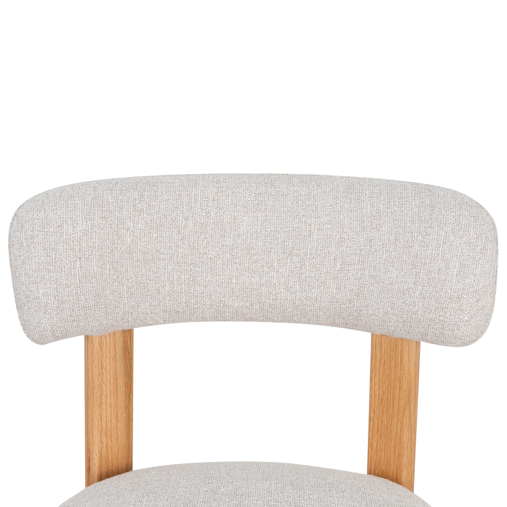 Fabric Verona Dining Chair - Coastal Beige (Set of 2)