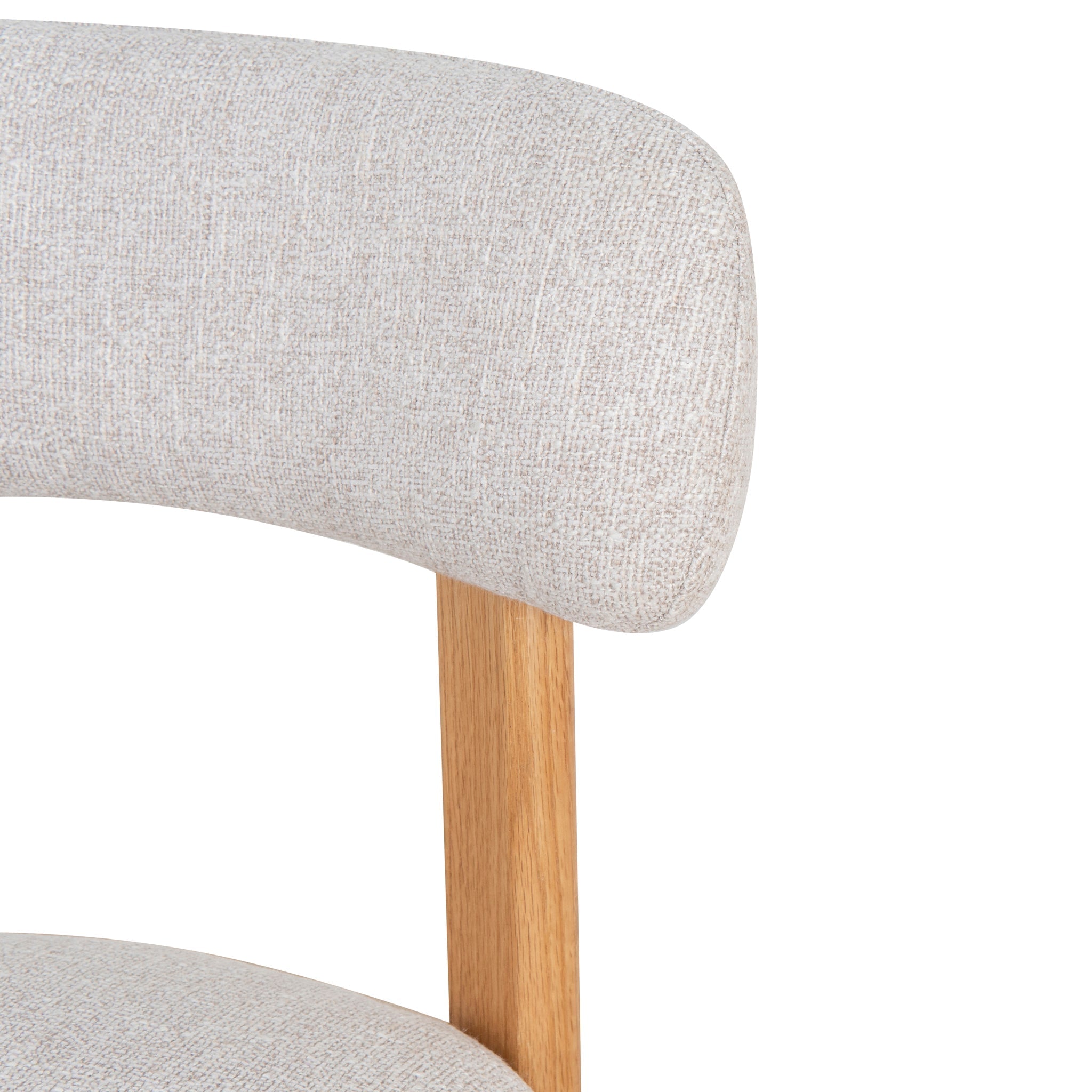 Fabric Verona Dining Chair - Coastal Beige (Set of 2)