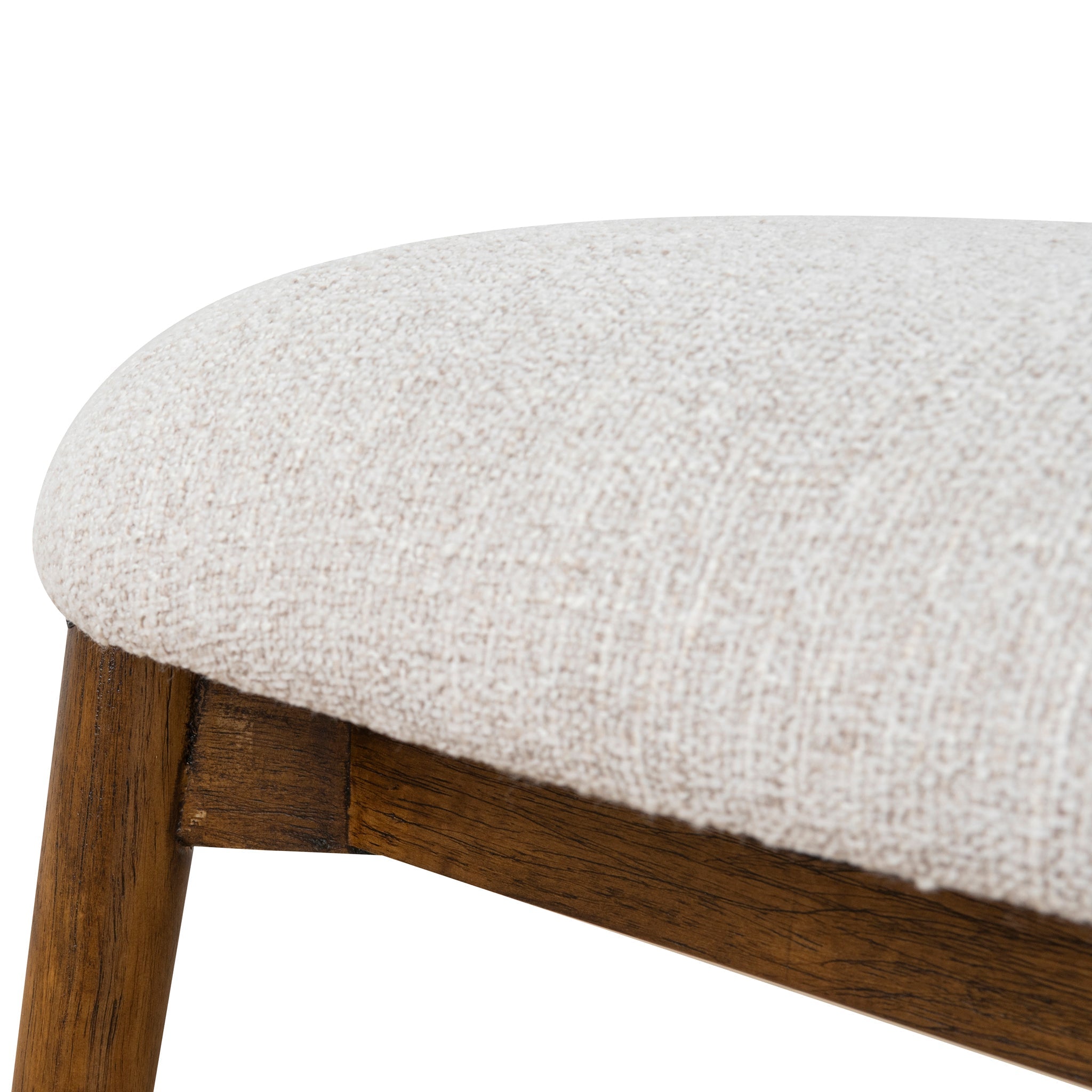 Coastal Beige Verona Dining Chair - Walnut