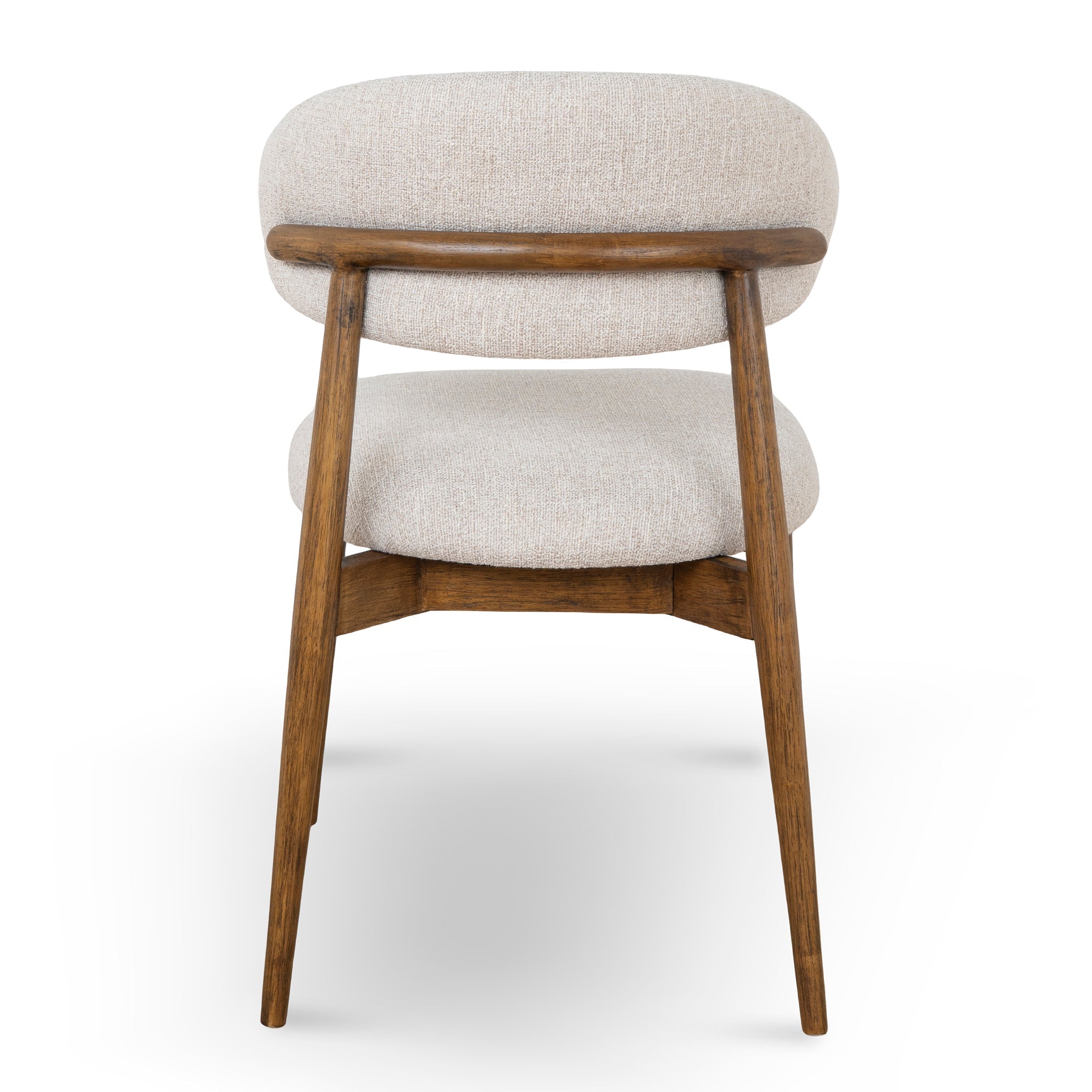 Coastal Beige Verona Dining Chair - Walnut