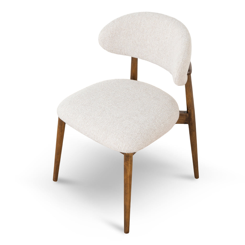 Coastal Beige Verona Dining Chair - Walnut