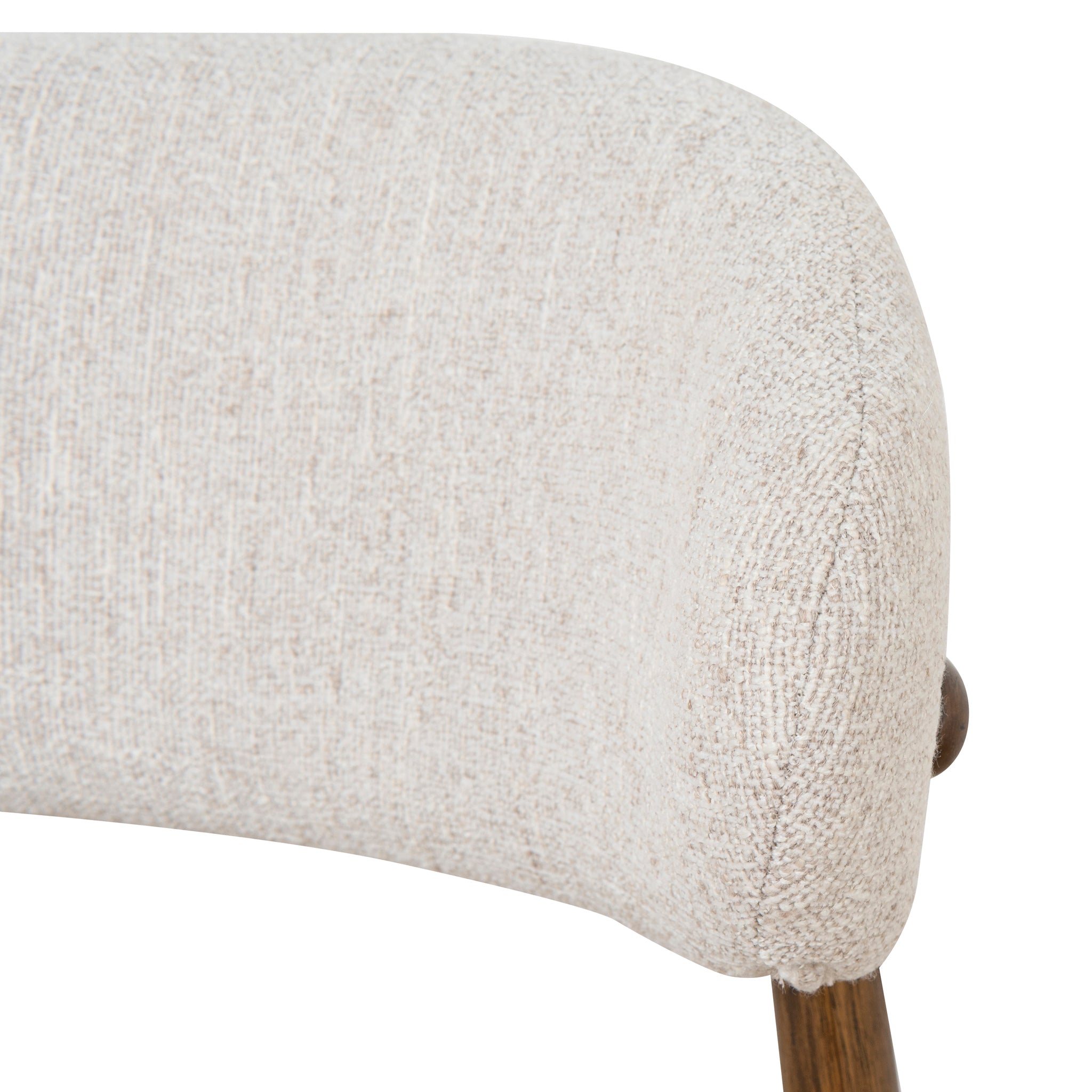 Coastal Beige Verona Dining Chair - Walnut