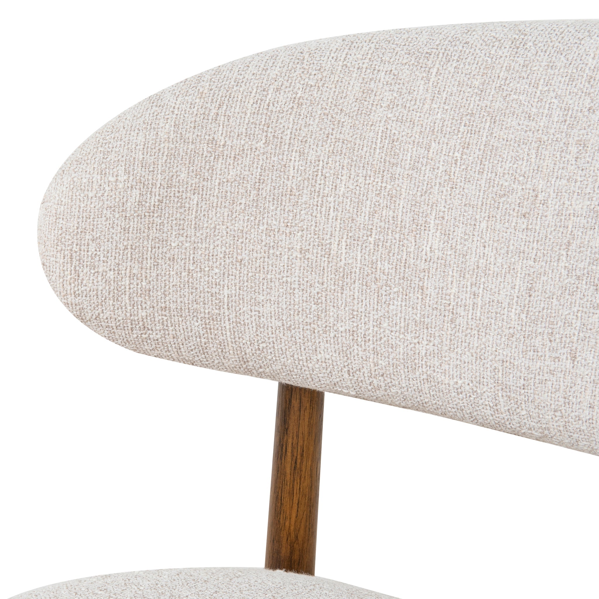 Coastal Beige Verona Dining Chair - Walnut
