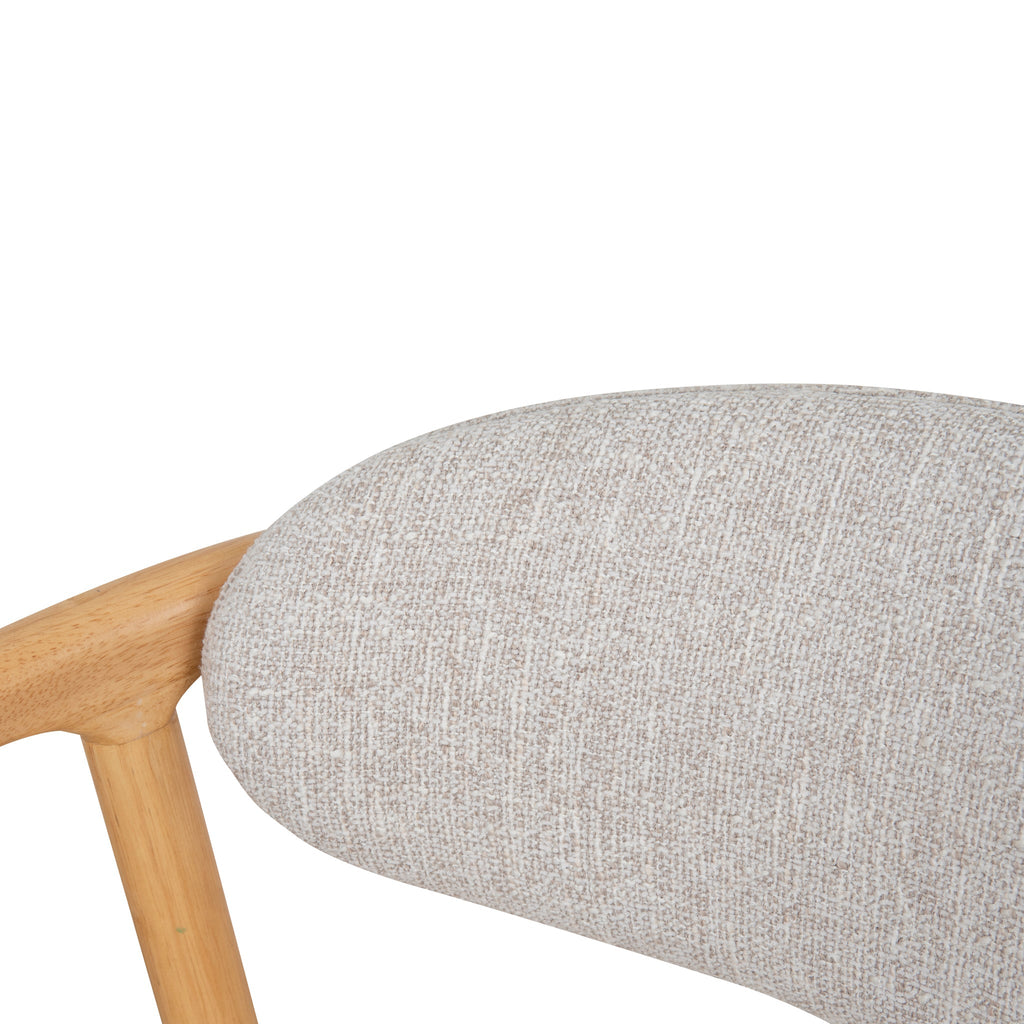 Coastal Beige Verona Dining Chair - Natural