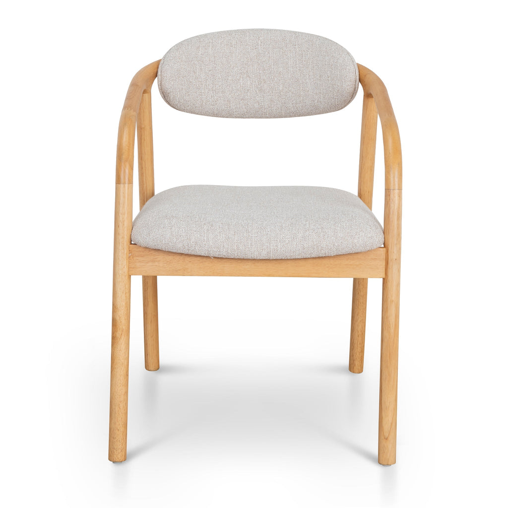 Coastal Beige Verona Dining Chair - Natural