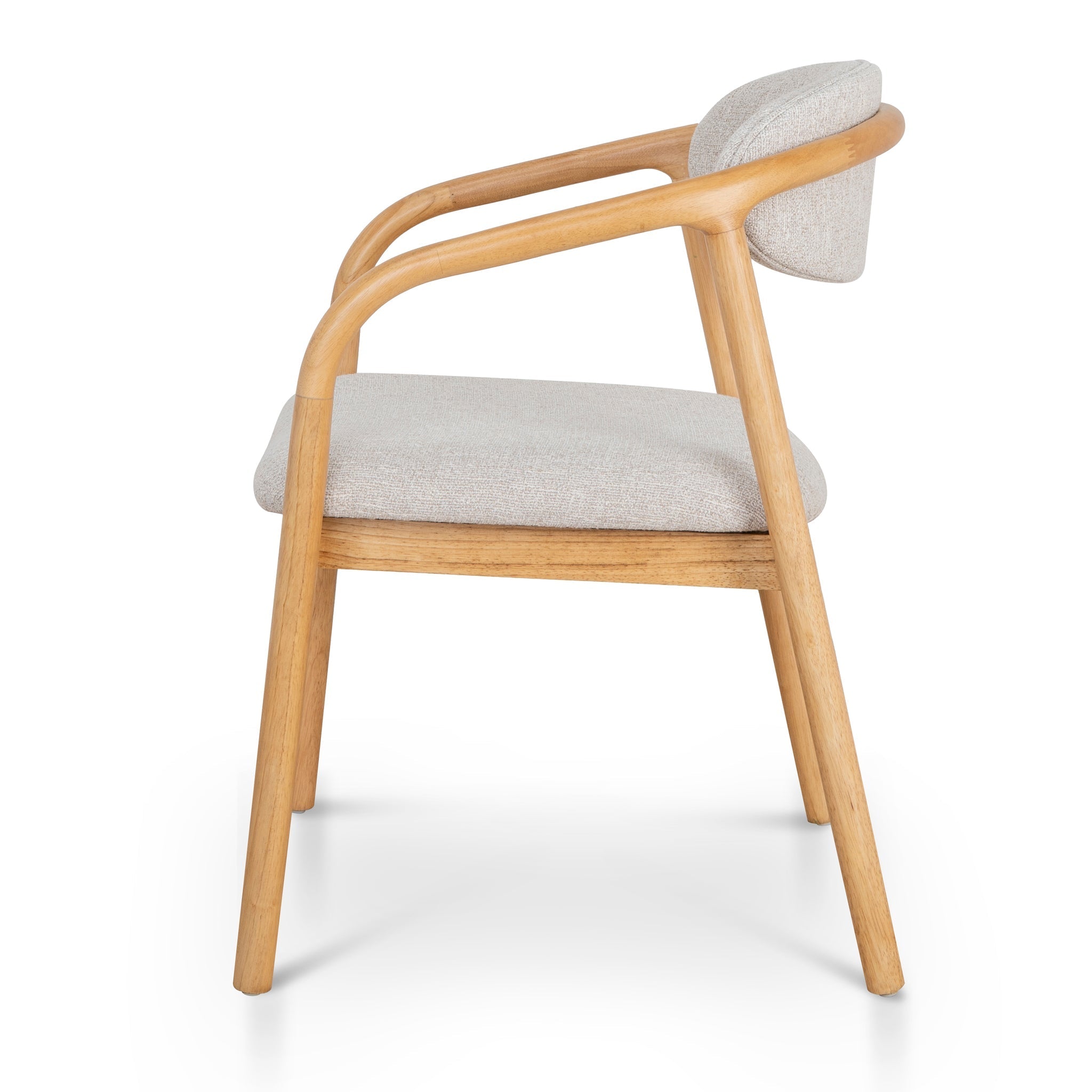 Coastal Beige Verona Dining Chair - Natural