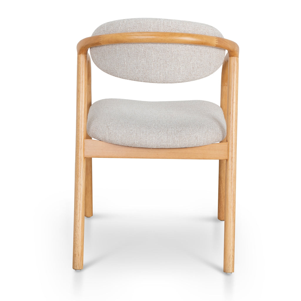 Coastal Beige Verona Dining Chair - Natural