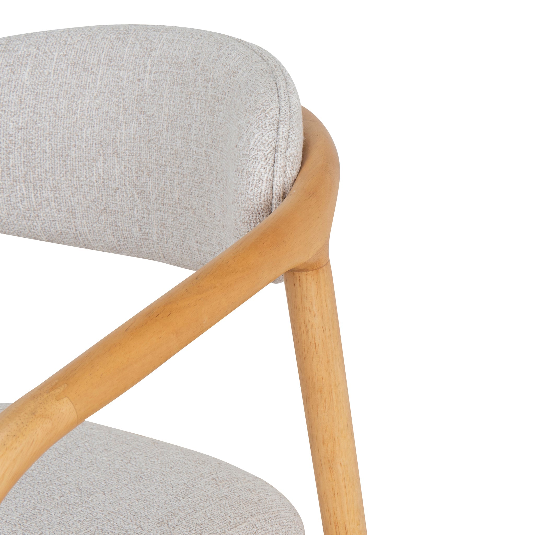 Coastal Beige Verona Dining Chair - Natural