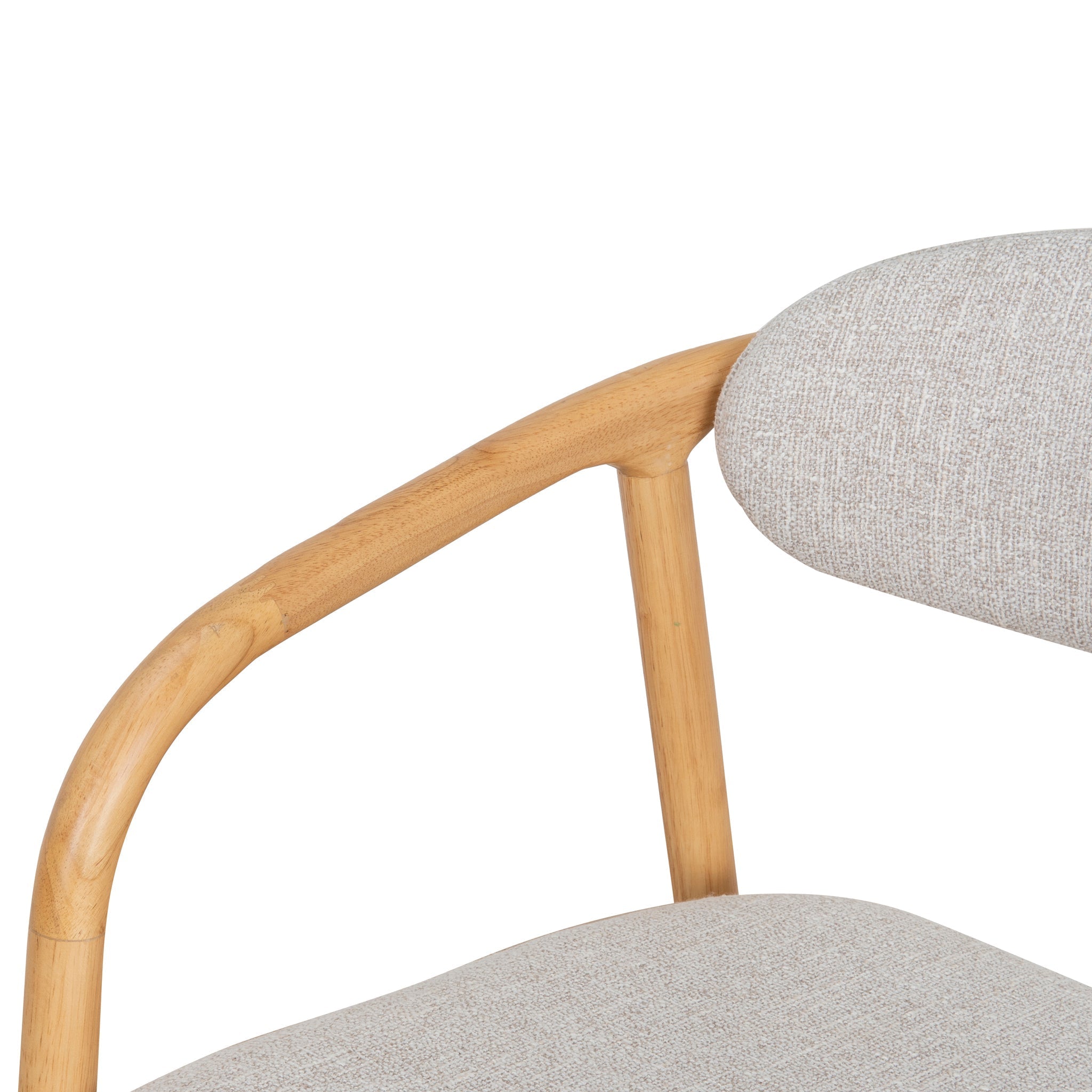Coastal Beige Verona Dining Chair - Natural